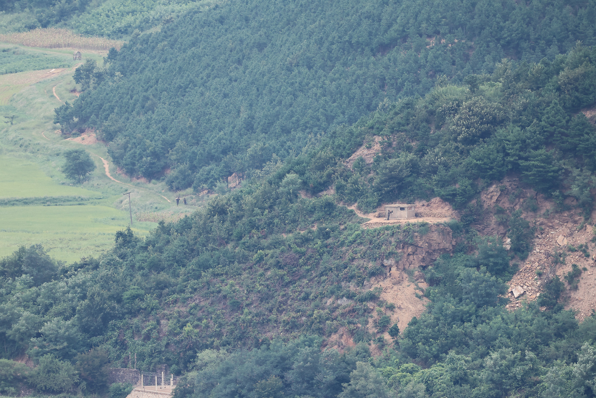 애기봉 평화생태공원 전망대 북한 개풍군 황해