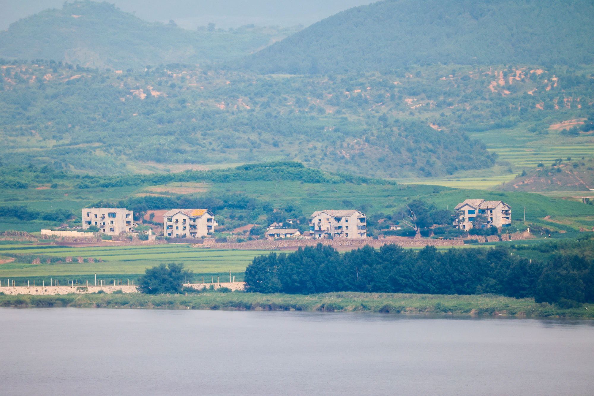 오두산 통일전망대 북한 파주시 정망대 황해북