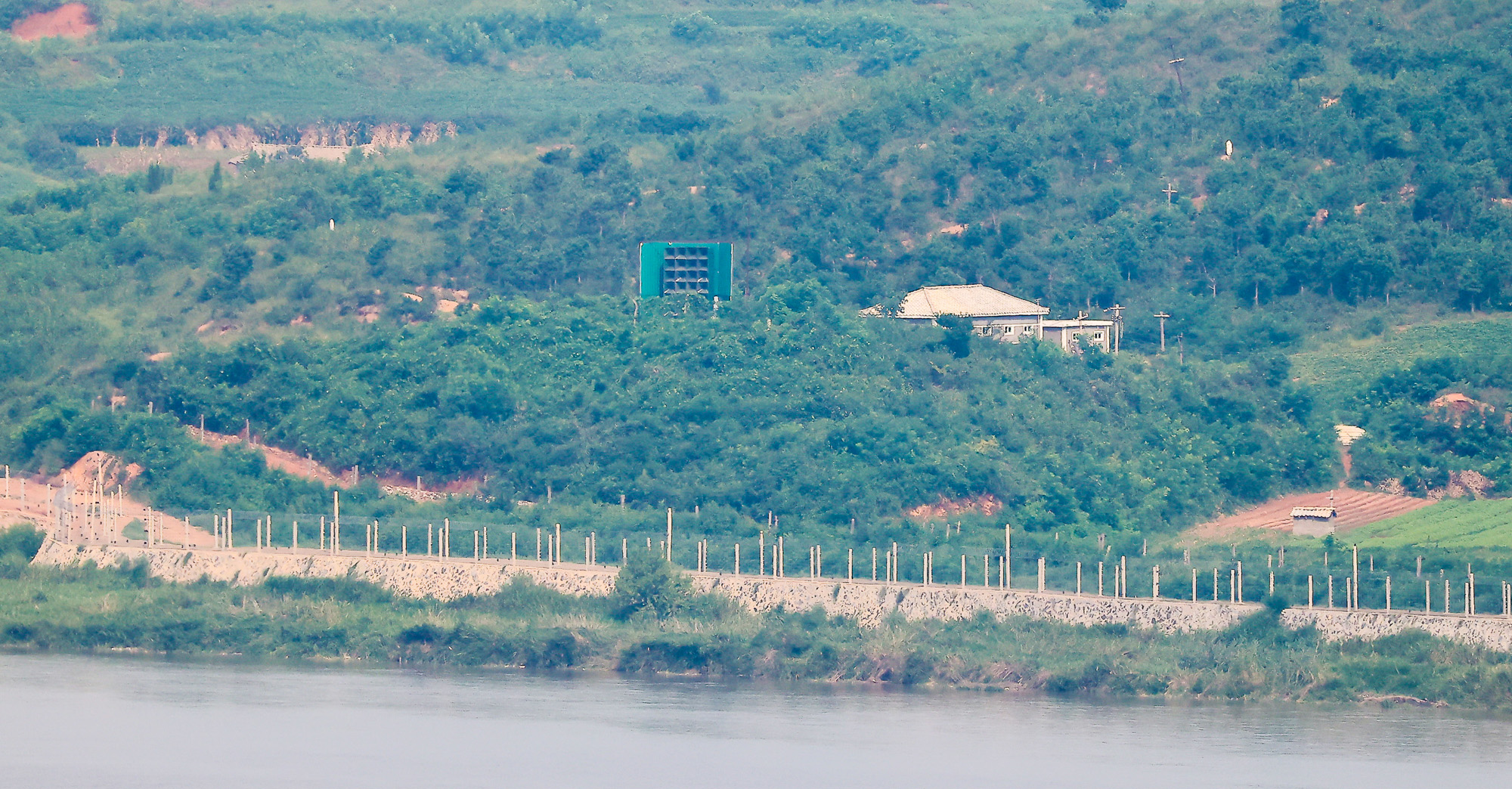 오두산 통일전망대 북한 파주시 정망대 황해북