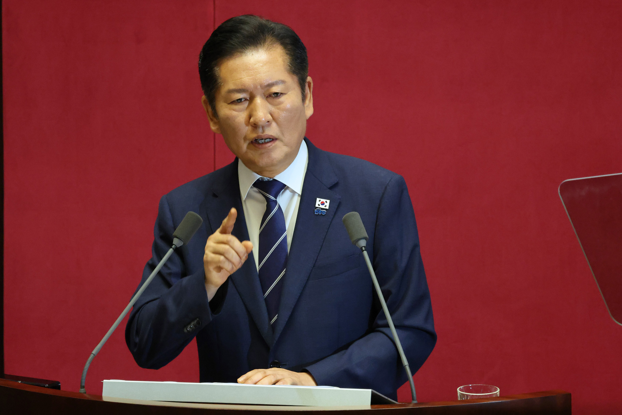 정치;국회;정청래;교섭단체대표연설;본회의