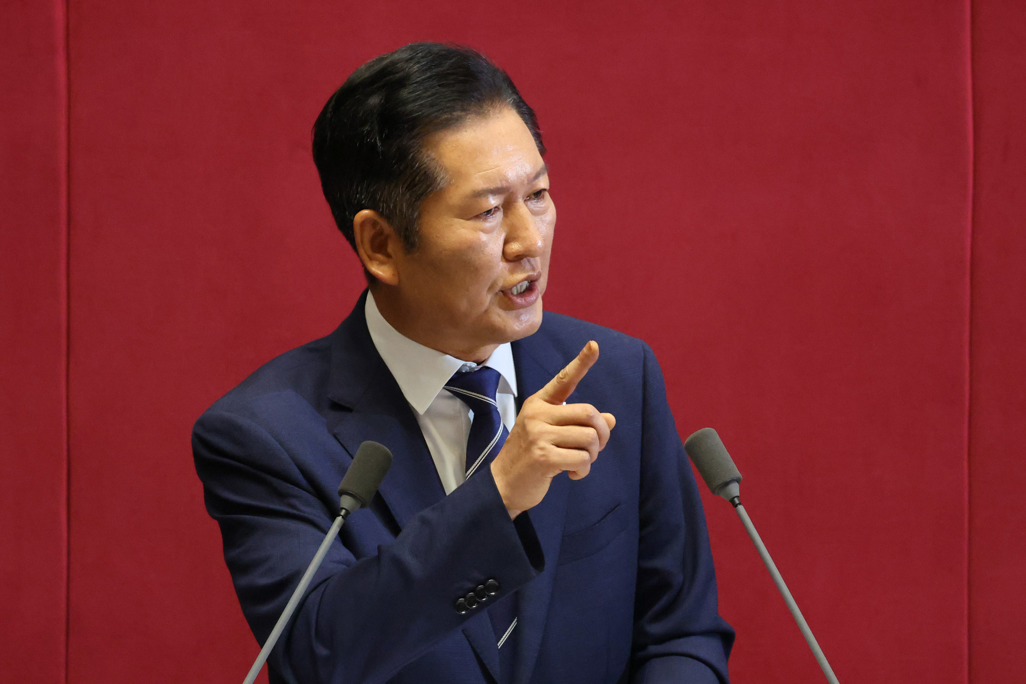 정치;국회;정청래;교섭단체대표연설;본회의