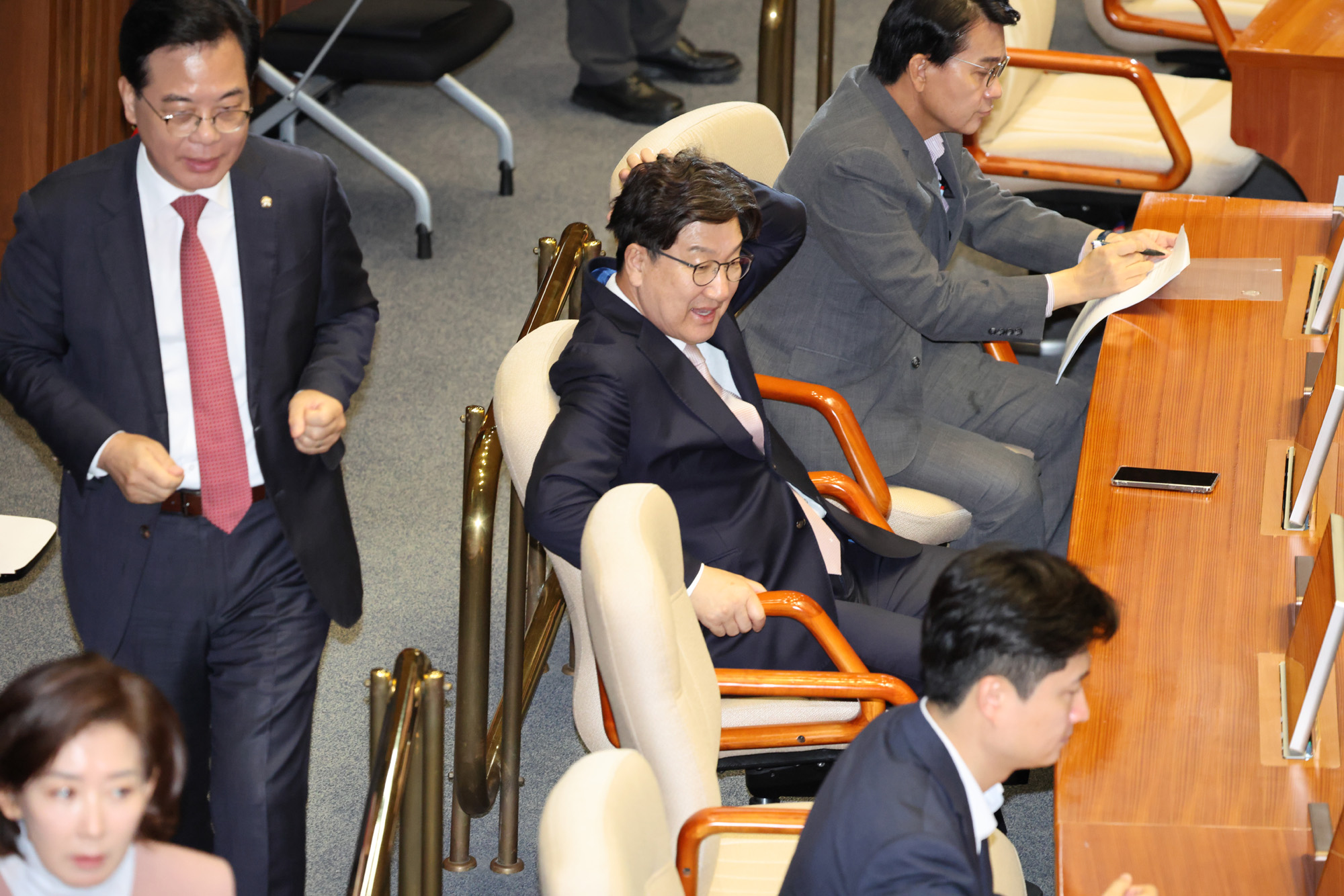 정치;국회;본회의;권성동체포동의안;의사보고