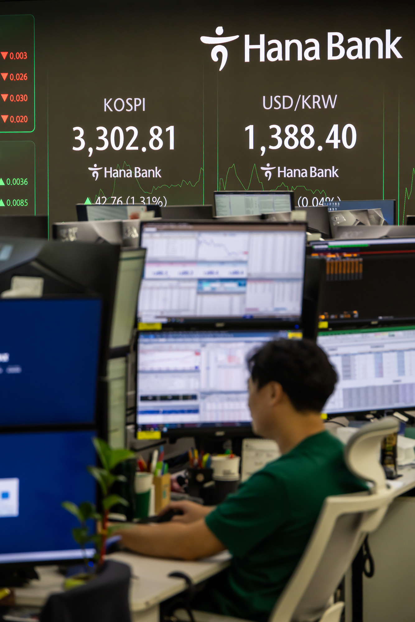 경제;주식;주가;코스피;국장;하나은행딜링룸;코스피스케치;코스피3300선돌파