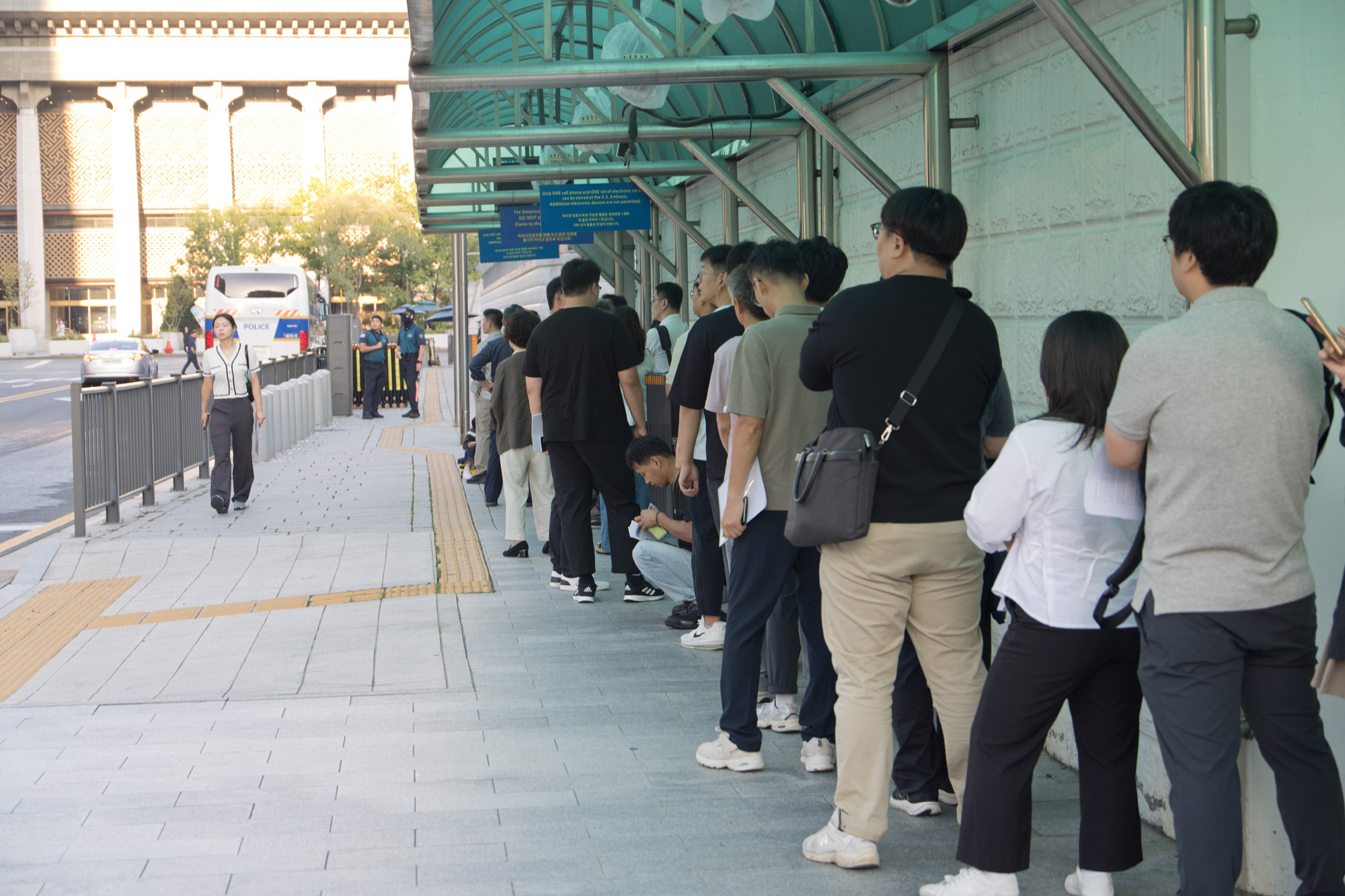 사회;세태;미대사관;비자면접;비자인터뷰