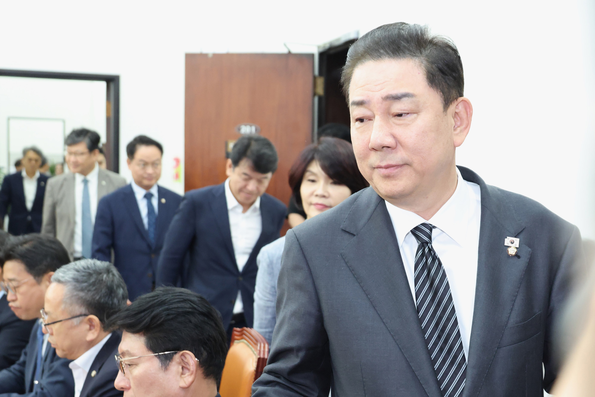 정치;국회;더불어민주당 정책조정회의;김병기 원내대표