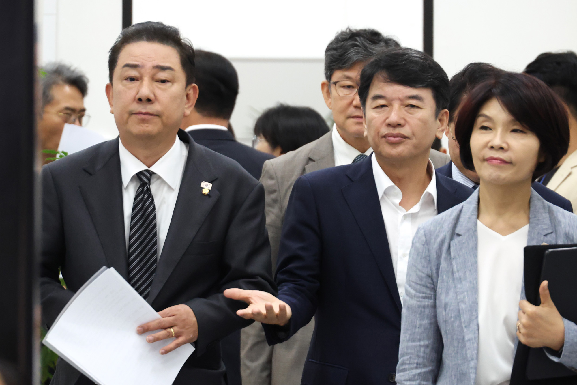 정치;국회;더불어민주당 정책조정회의;김병기 원내대표