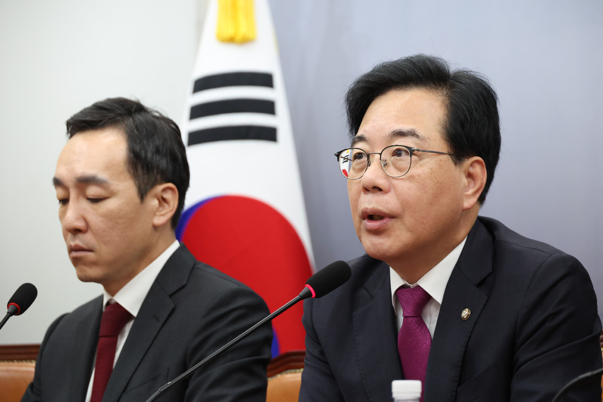 정치;국회;국민의힘 최고위원회의;장동혁;송언석