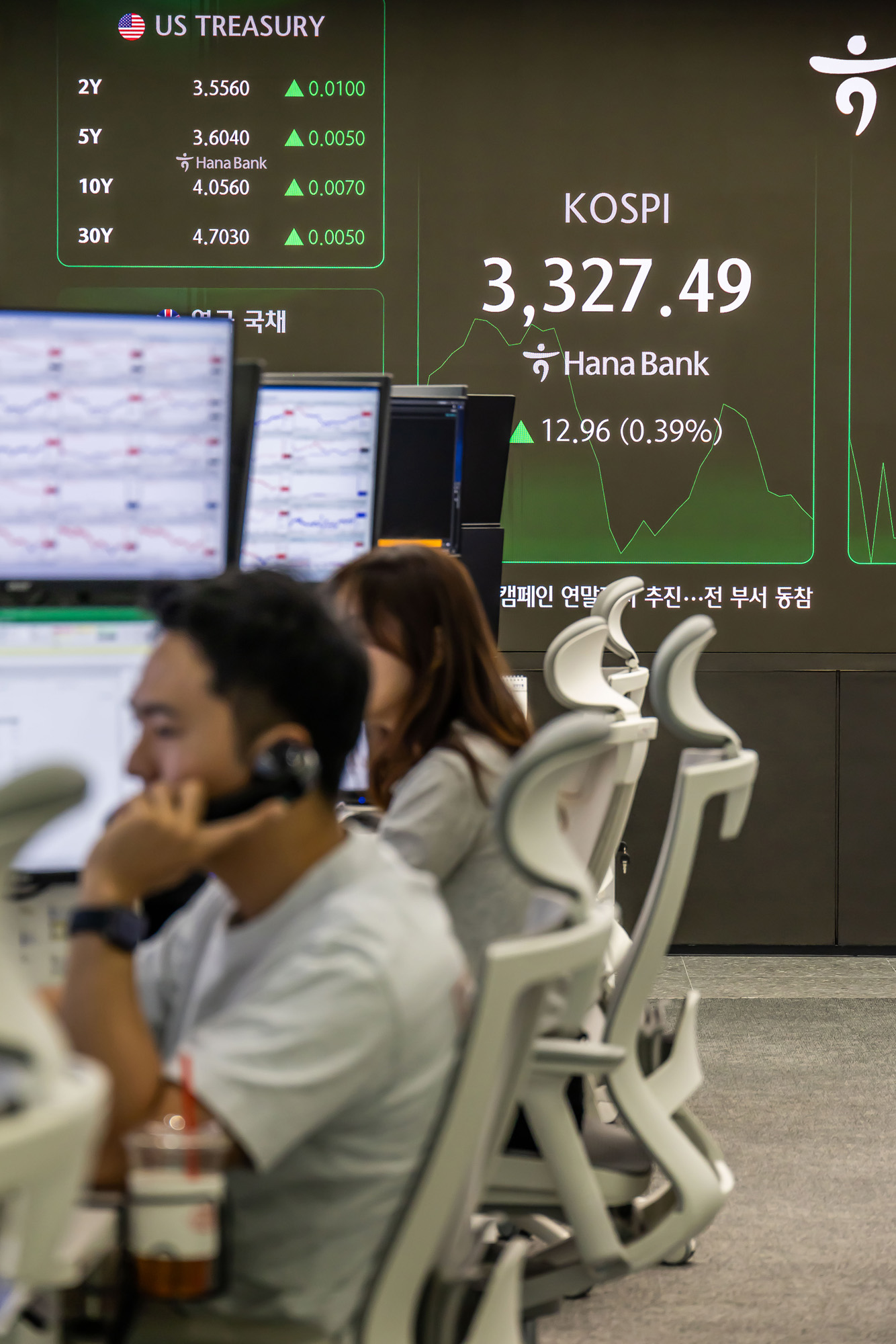 경제;주식;주가;코스피;국장;하나은행딜링룸;코스피스케치;코스피3300선돌파;코스피최고치경신