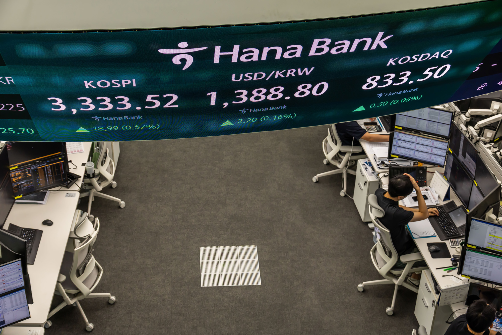 경제;주식;주가;코스피;국장;하나은행딜링룸;코스피스케치;코스피3300선돌파;코스피최고치경신