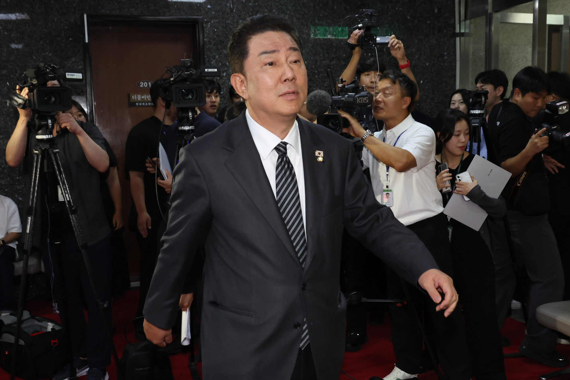 정치;국회;더불어민주당 의원총회;김병기