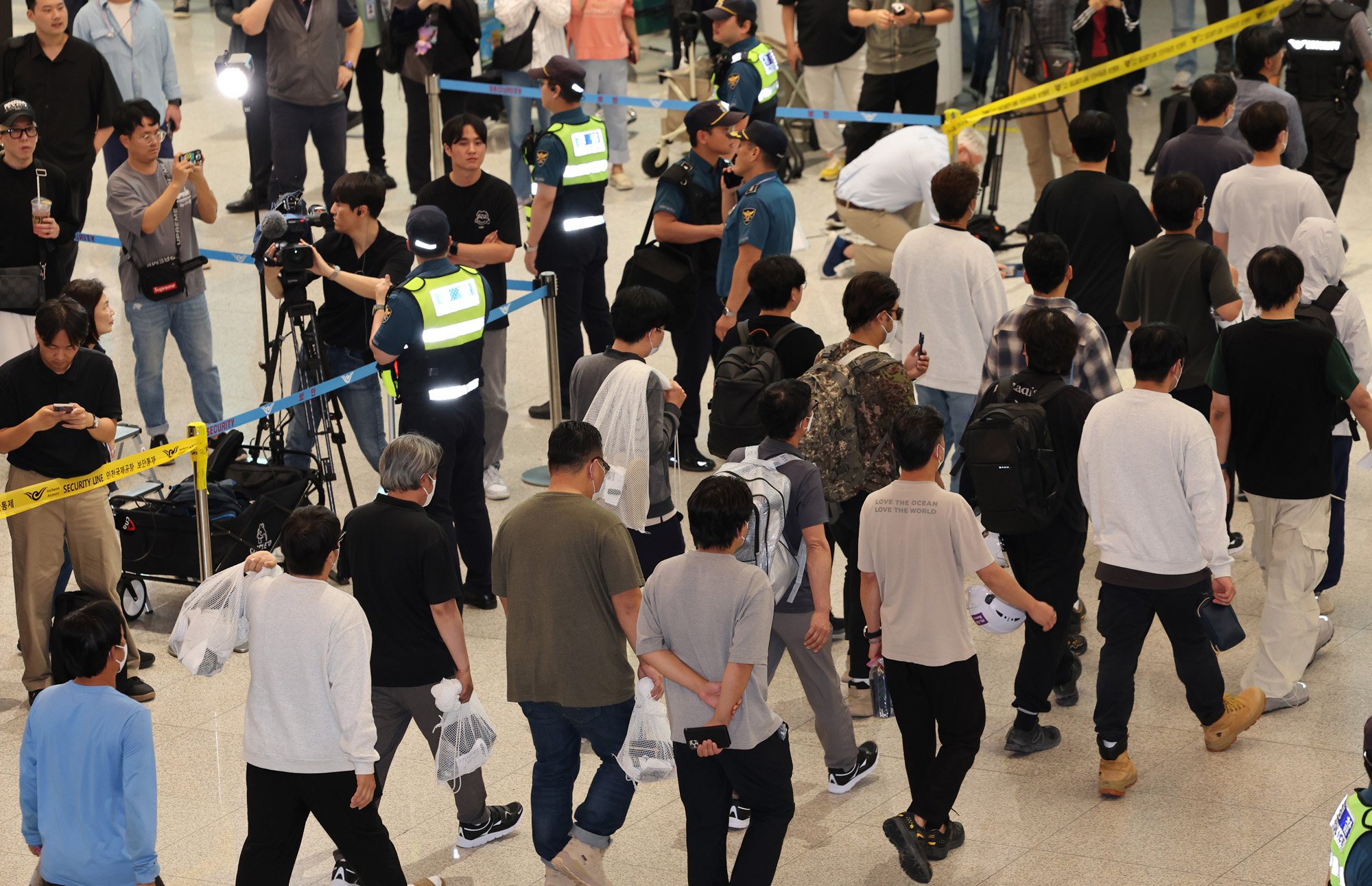 미국;포크스턴;이민세관단속국;구금시설;석방;현대차;LG에너지솔루션;배터리공장;구금한국인석방;인천공항;아틀란타