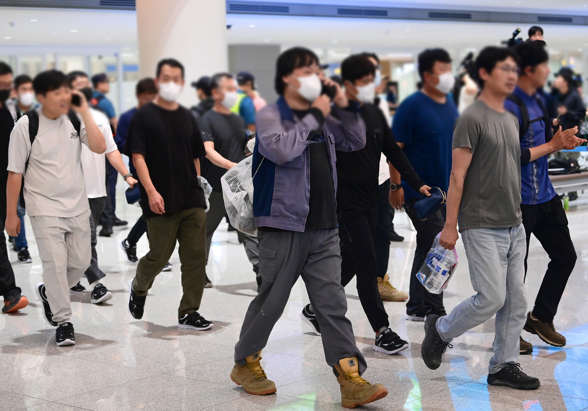 미국;포크스턴;이민세관단속국;구금시설;석방;현대차;LG에너지솔루션;배터리공장;구금한국인석방;인천공항;아틀란타