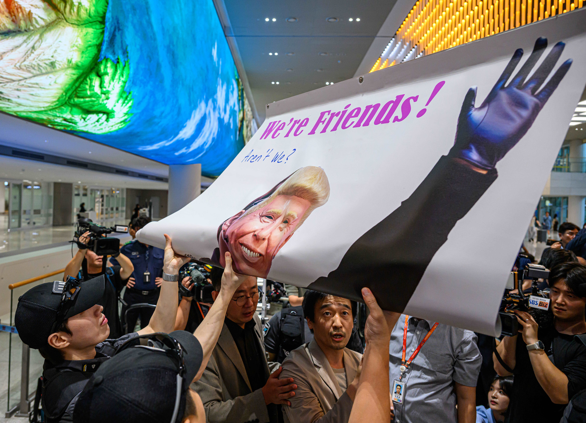 미국;포크스턴;이민세관단속국;구금시설;석방;현대차;LG에너지솔루션;배터리공장;구금한국인석방;인천공항;아틀란타