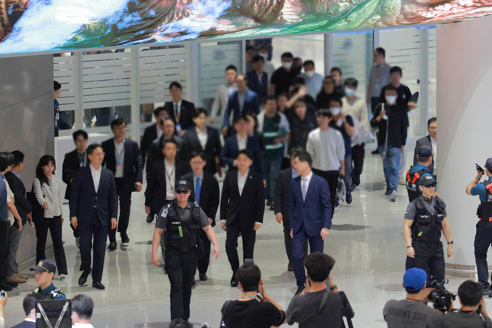 미국;포크스턴;이민세관단속국;구금시설;석방;현대차;LG에너지솔루션;배터리공장;구금한국인석방;인천공항;아틀란타