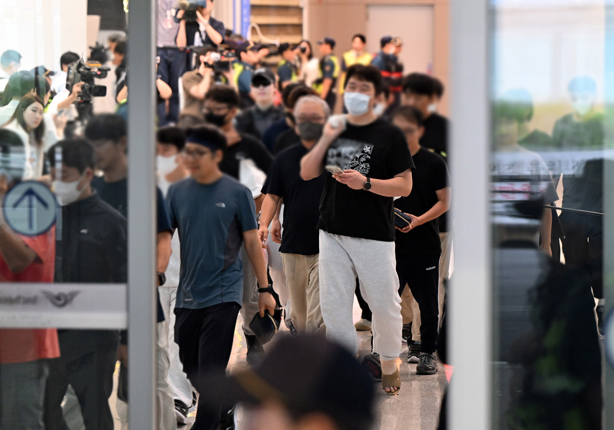 미국;포크스턴;이민세관단속국;구금시설;석방;현대차;LG에너지솔루션;배터리공장;구금한국인석방;인천공항;아틀란타