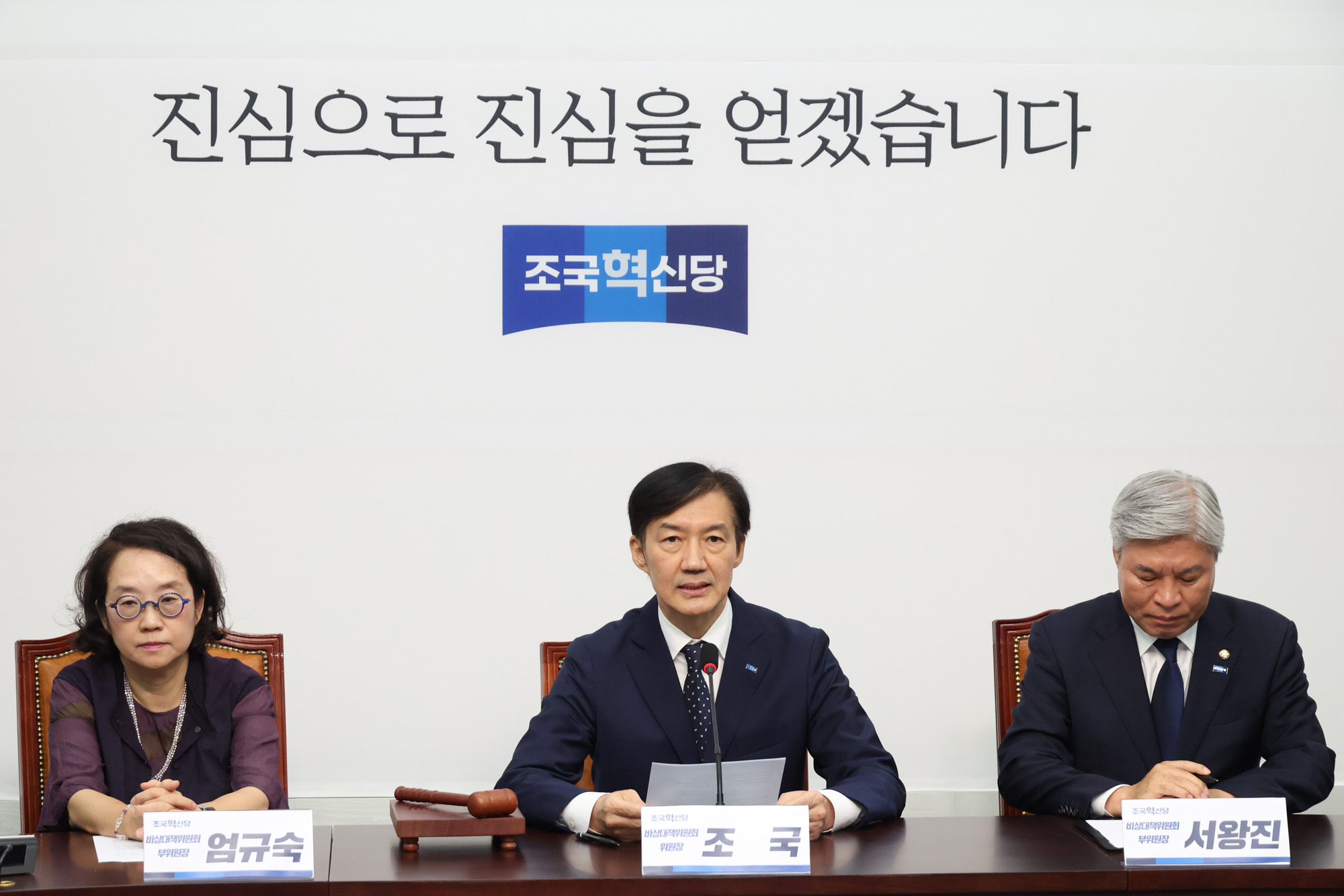 정치;국회;조국혁신당 비상대책위원회의;조국