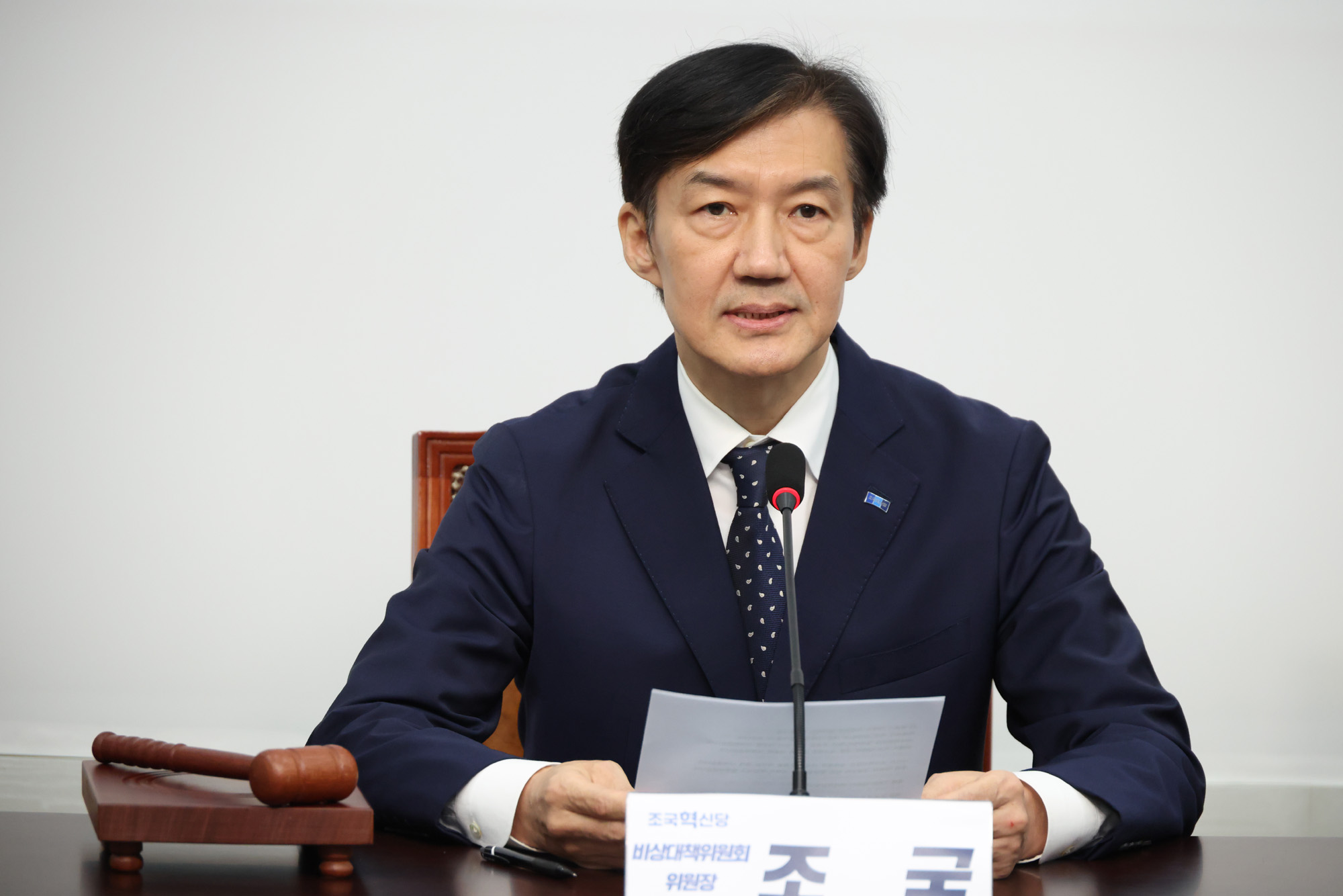 정치;국회;조국혁신당 비상대책위원회의;조국