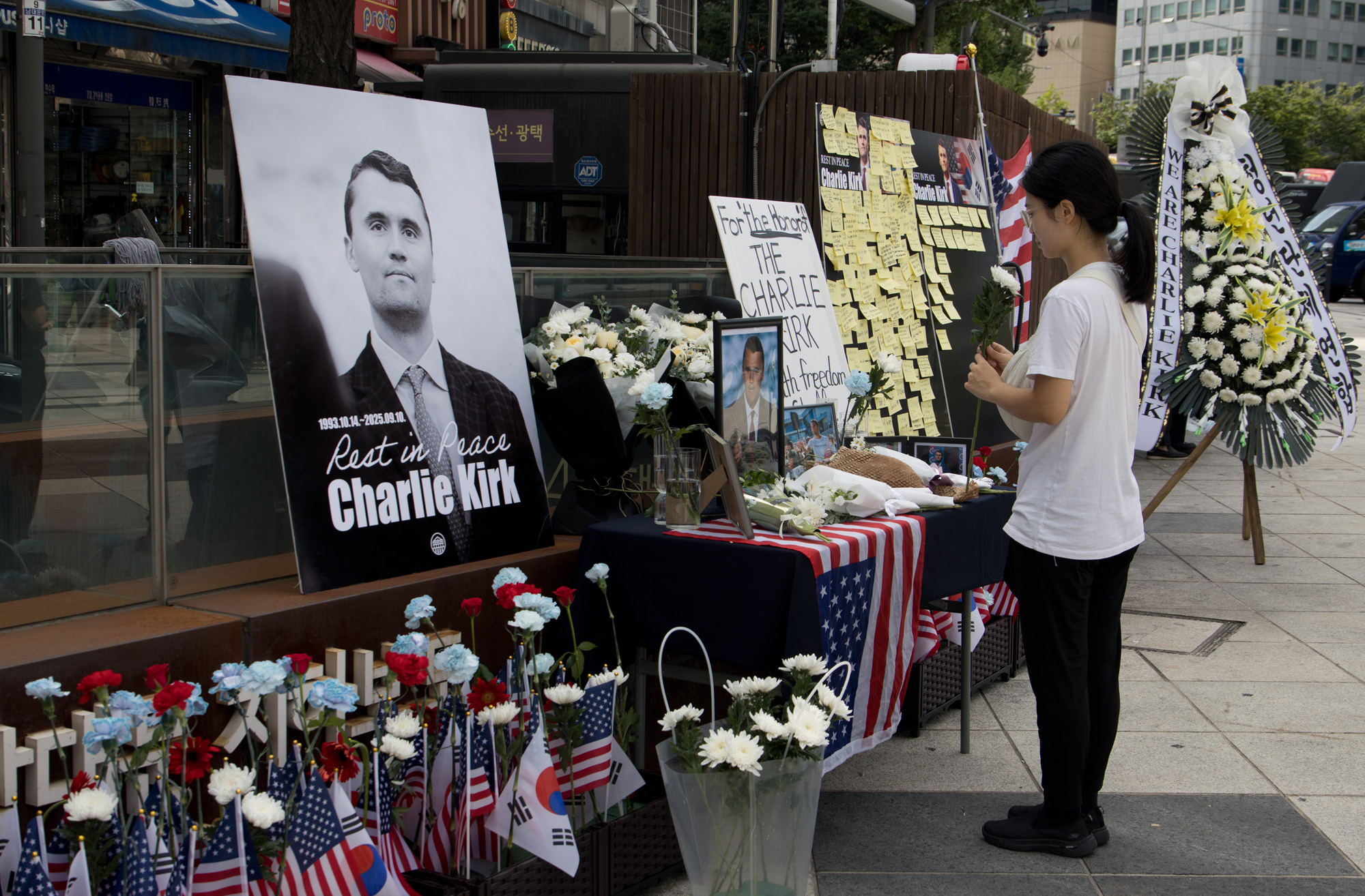사회;세태;추모공간;찰리 커크