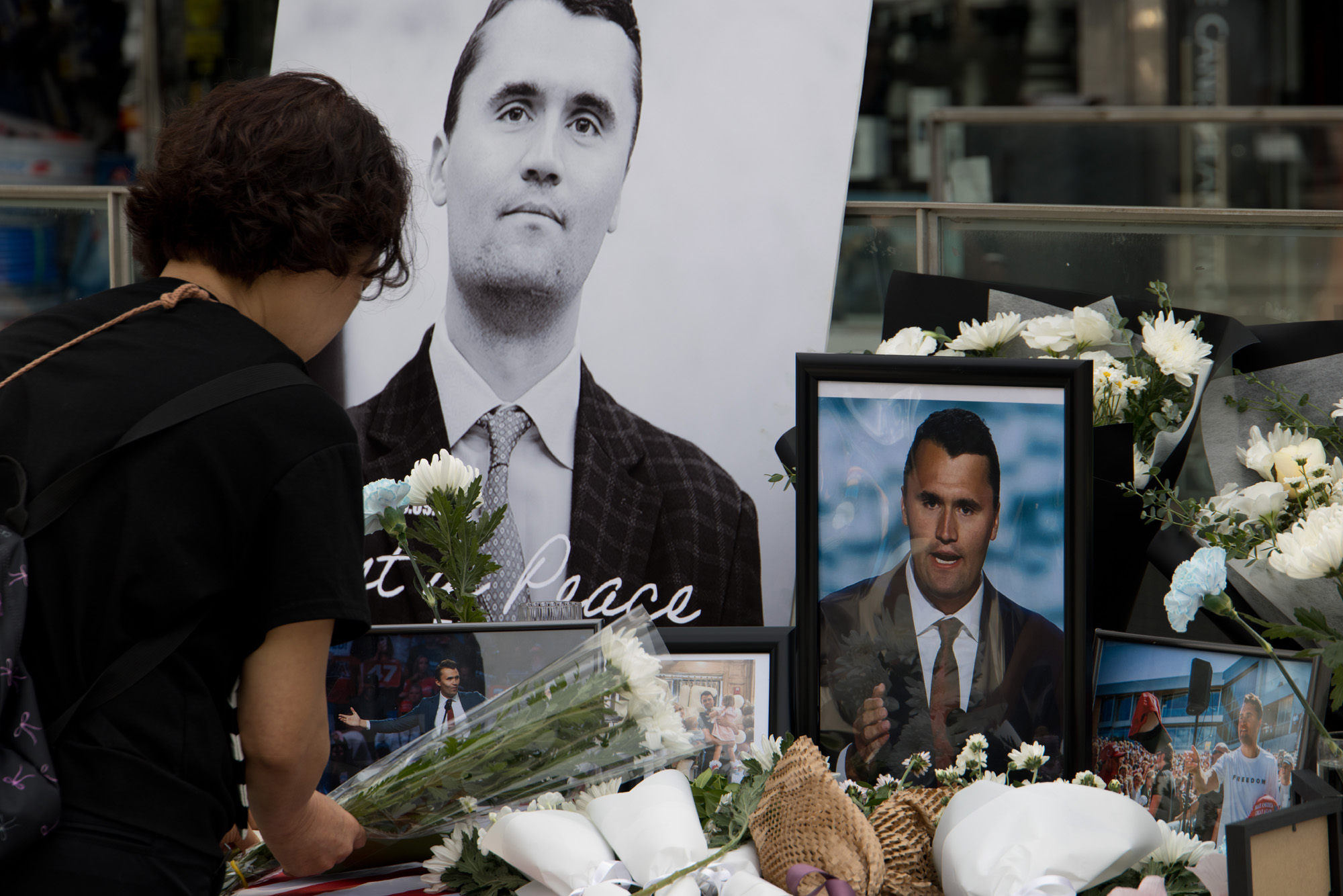 사회;세태;추모공간;찰리 커크