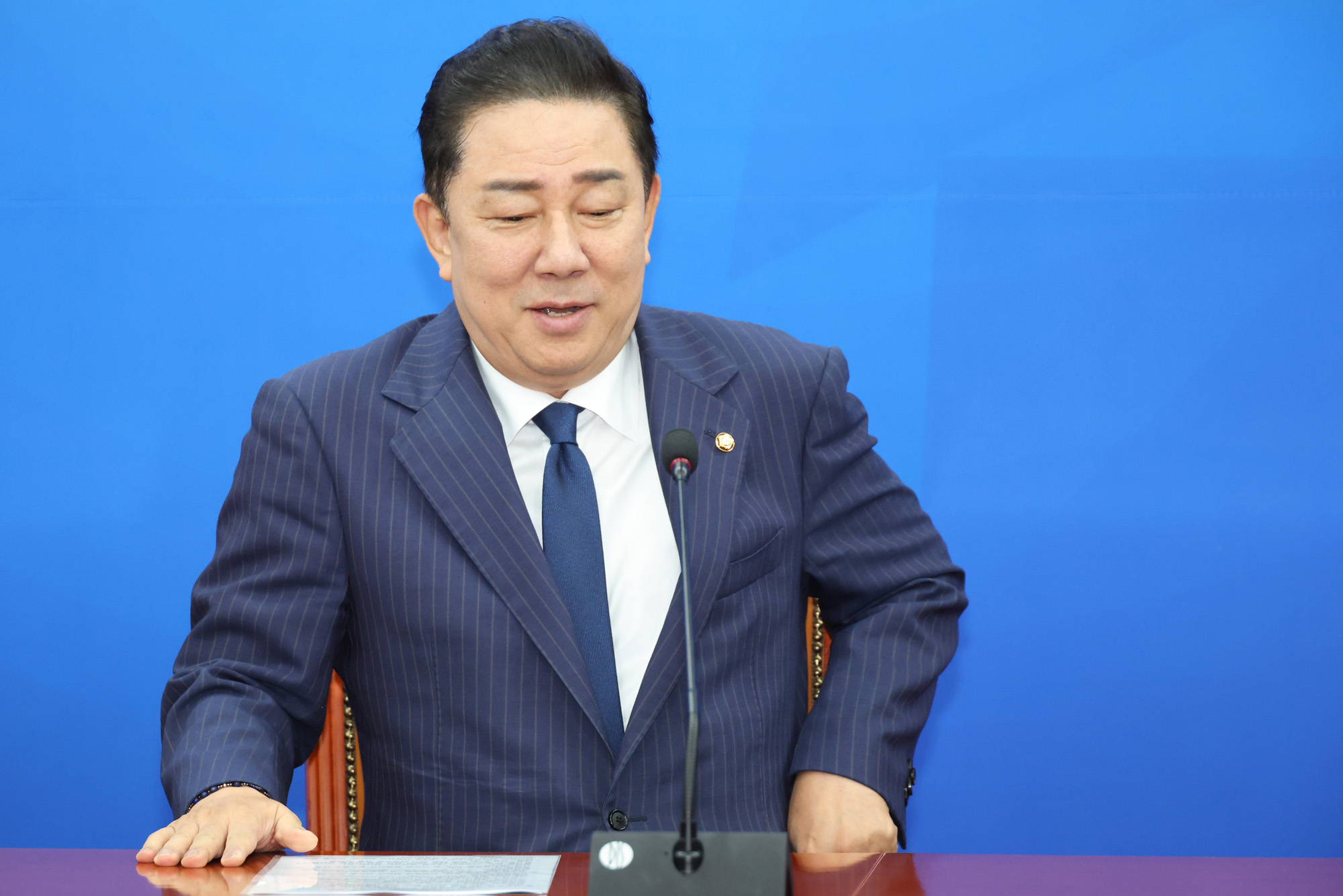 정치;국회;더불어민주당 원내대책회의;김병기