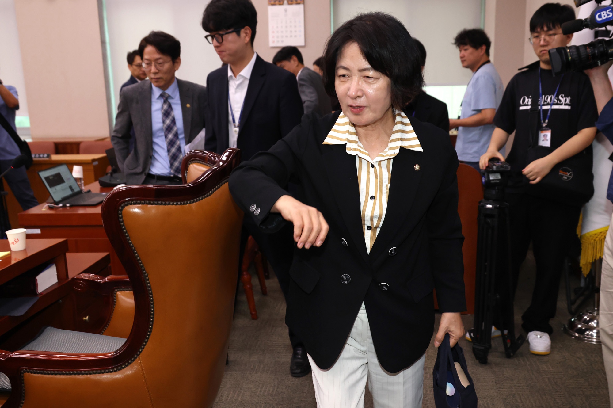 정치;국회;법제사법위원회 전체회의;나경원간사선임의건;추미애