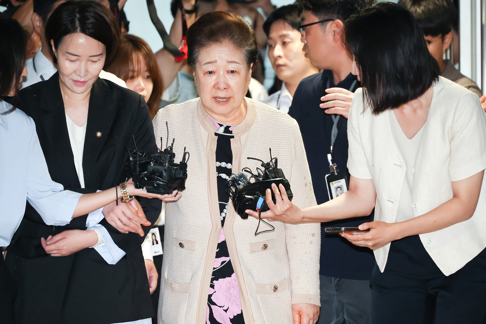 김건희;특검;출석;한학자;통일교;총재