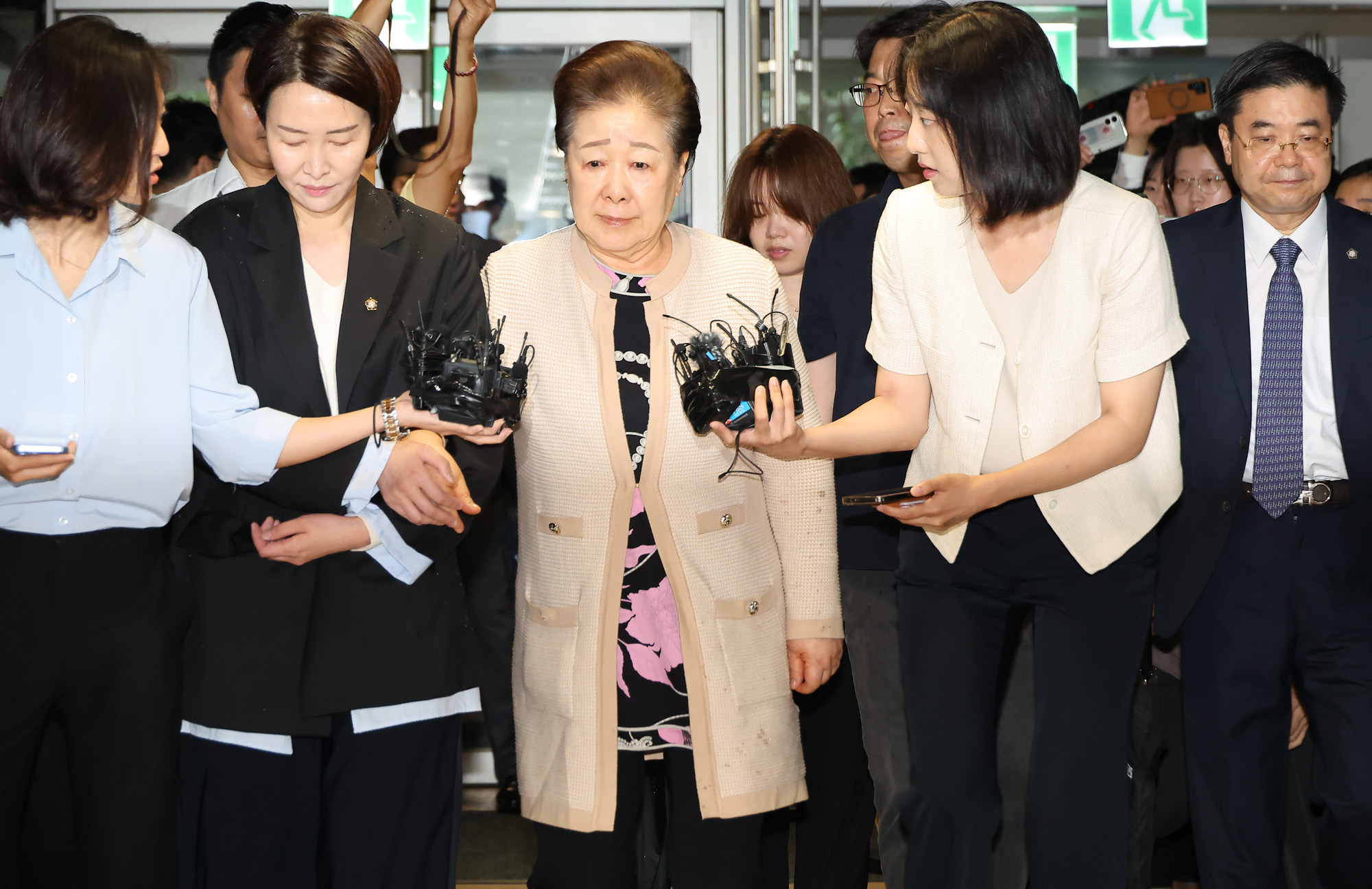 김건희;특검;출석;한학자;통일교;총재