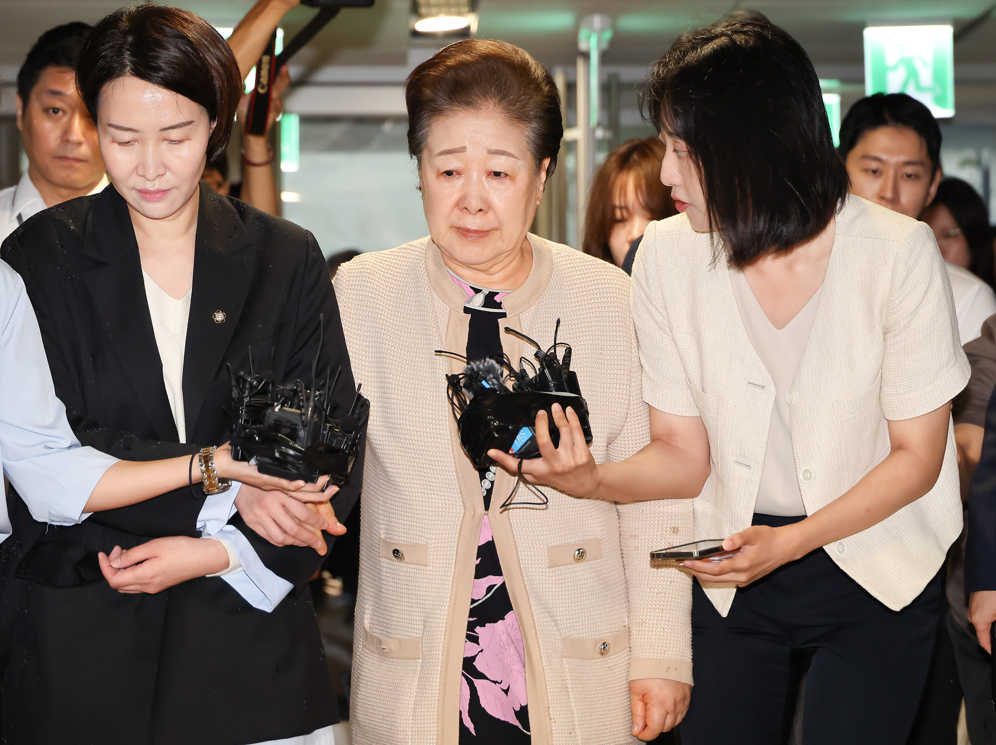 김건희;특검;출석;한학자;통일교;총재