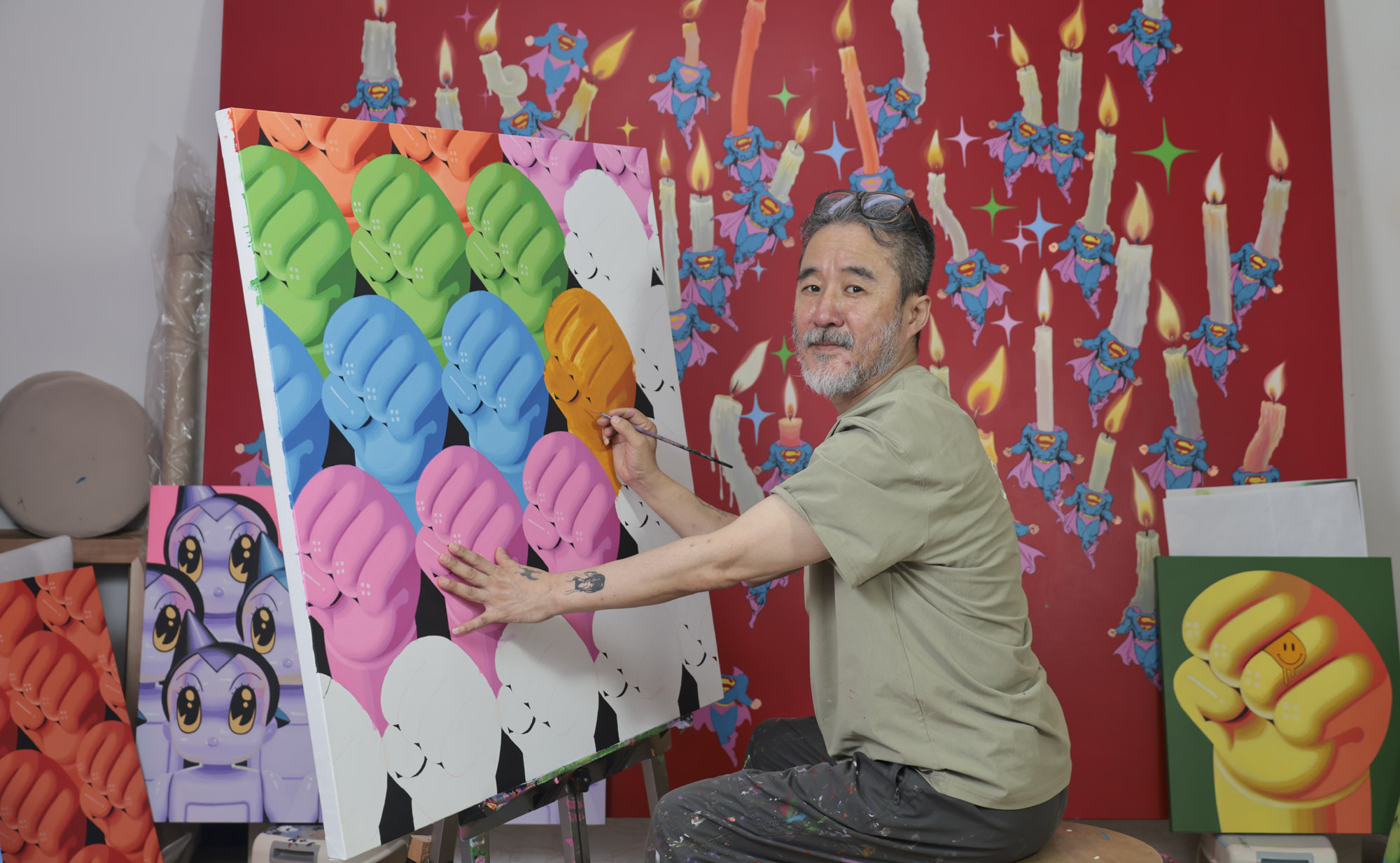 김인;김인작가;화가;아티스트;그림;한국미슬응원프로젝트;화가의방