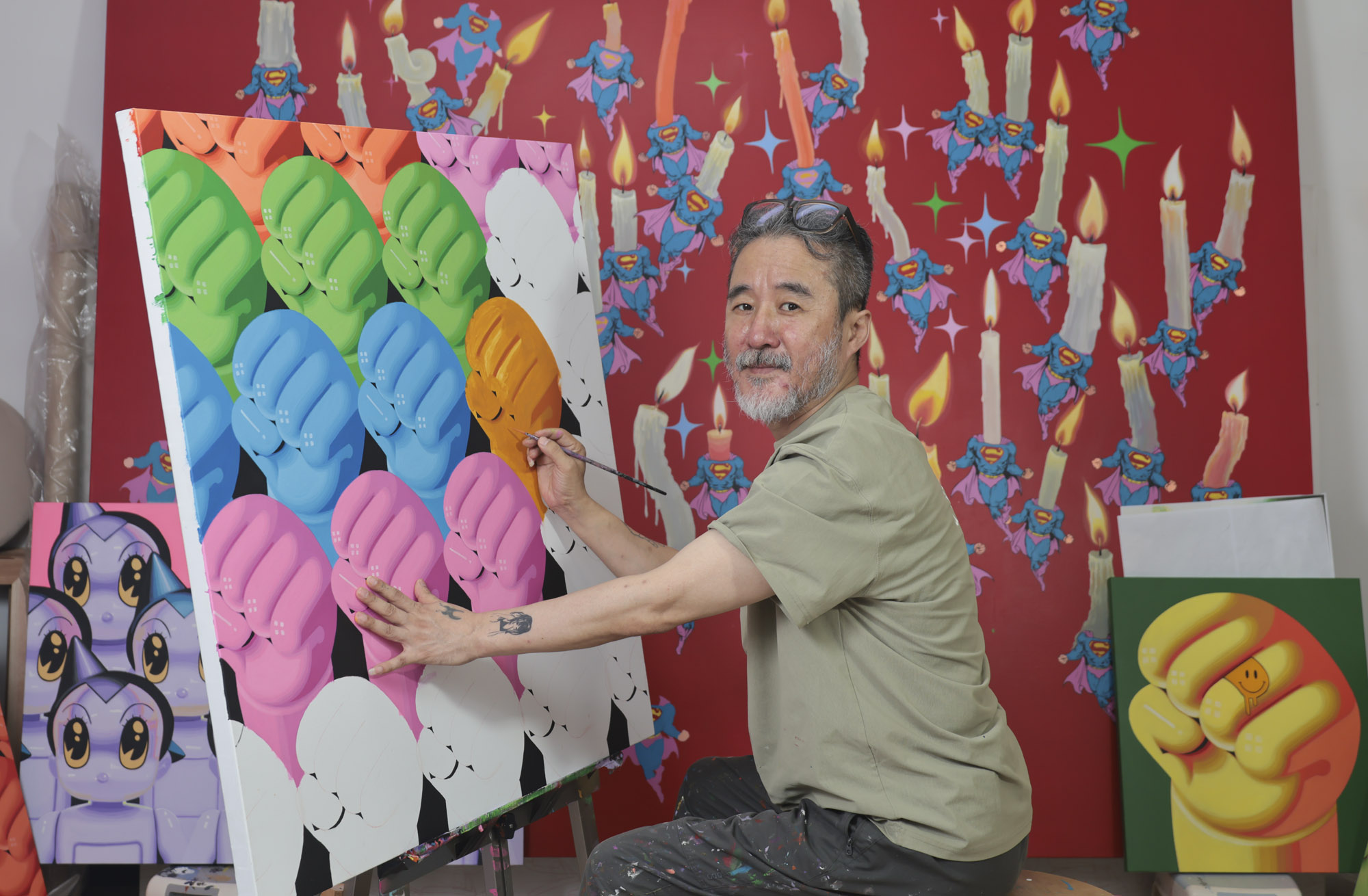 김인;김인작가;화가;아티스트;그림;한국미슬응원프로젝트;화가의방