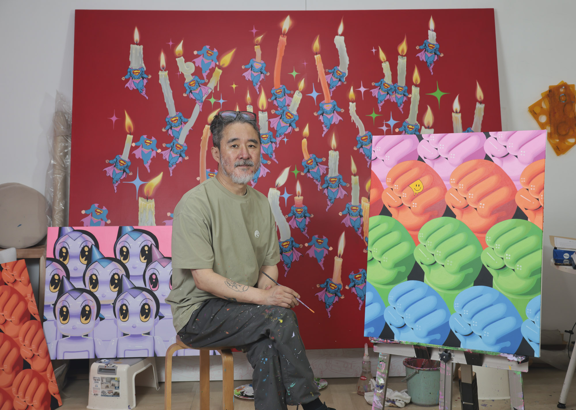 김인;김인작가;화가;아티스트;그림;한국미슬응원프로젝트;화가의방