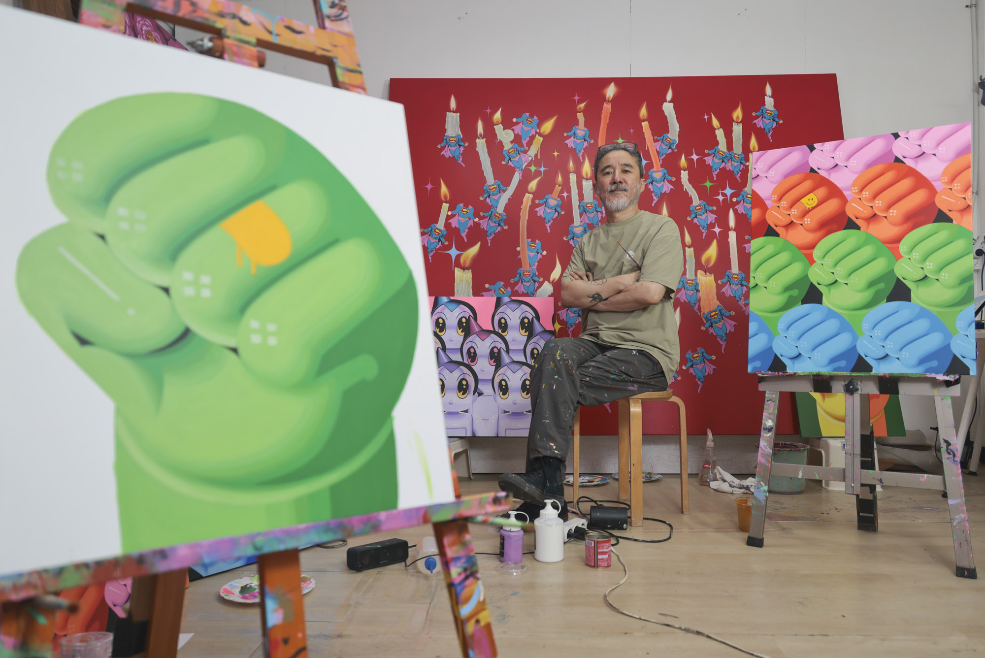 김인;김인작가;화가;아티스트;그림;한국미슬응원프로젝트;화가의방