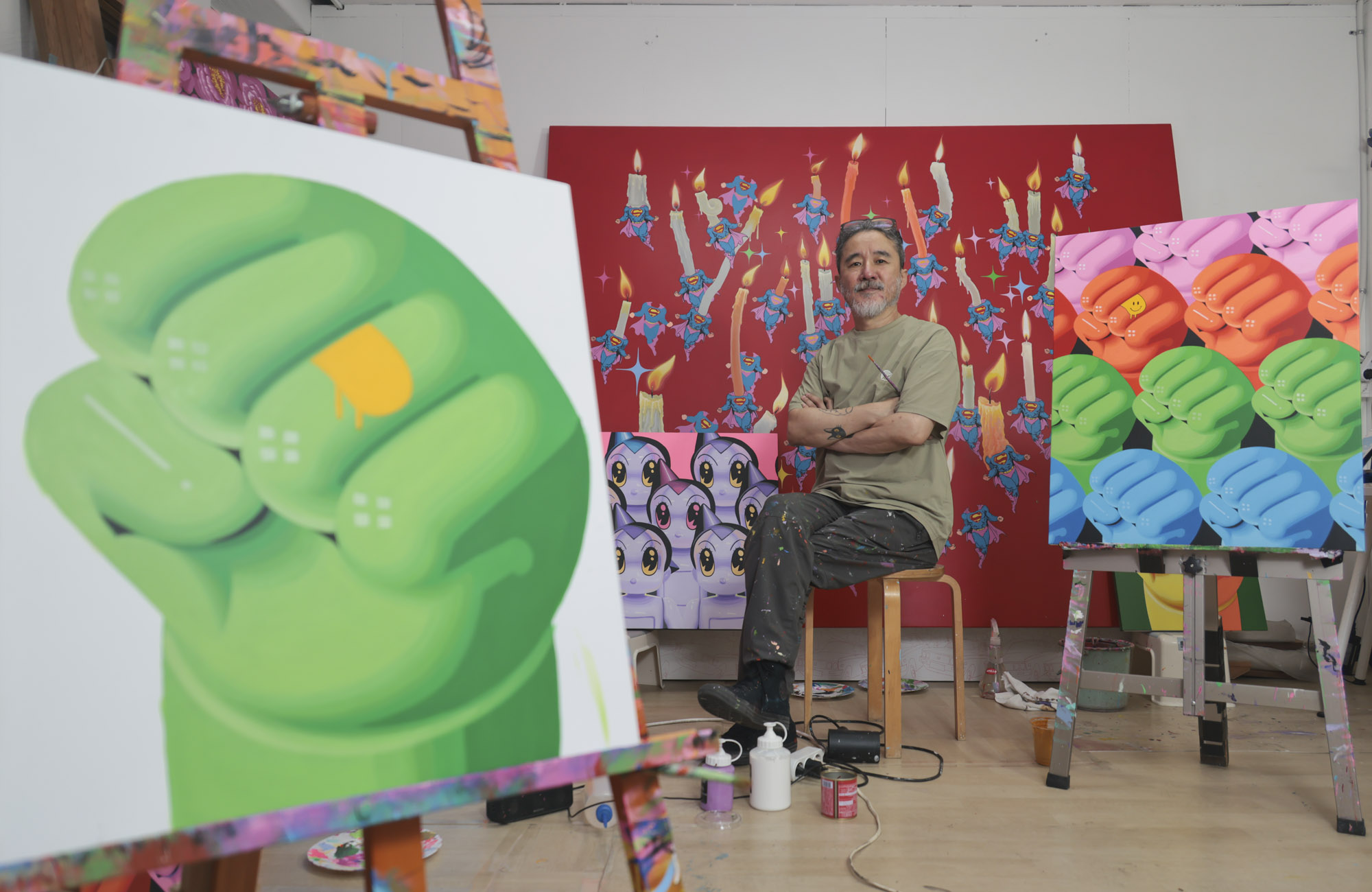 김인;김인작가;화가;아티스트;그림;한국미슬응원프로젝트;화가의방