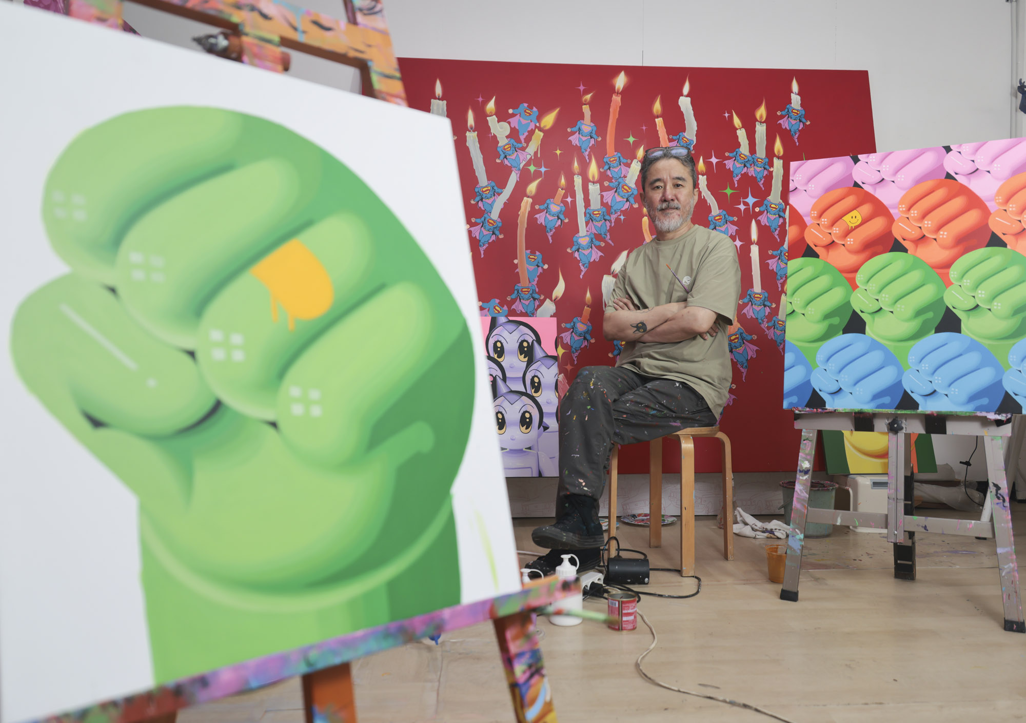 김인;김인작가;화가;아티스트;그림;한국미슬응원프로젝트;화가의방