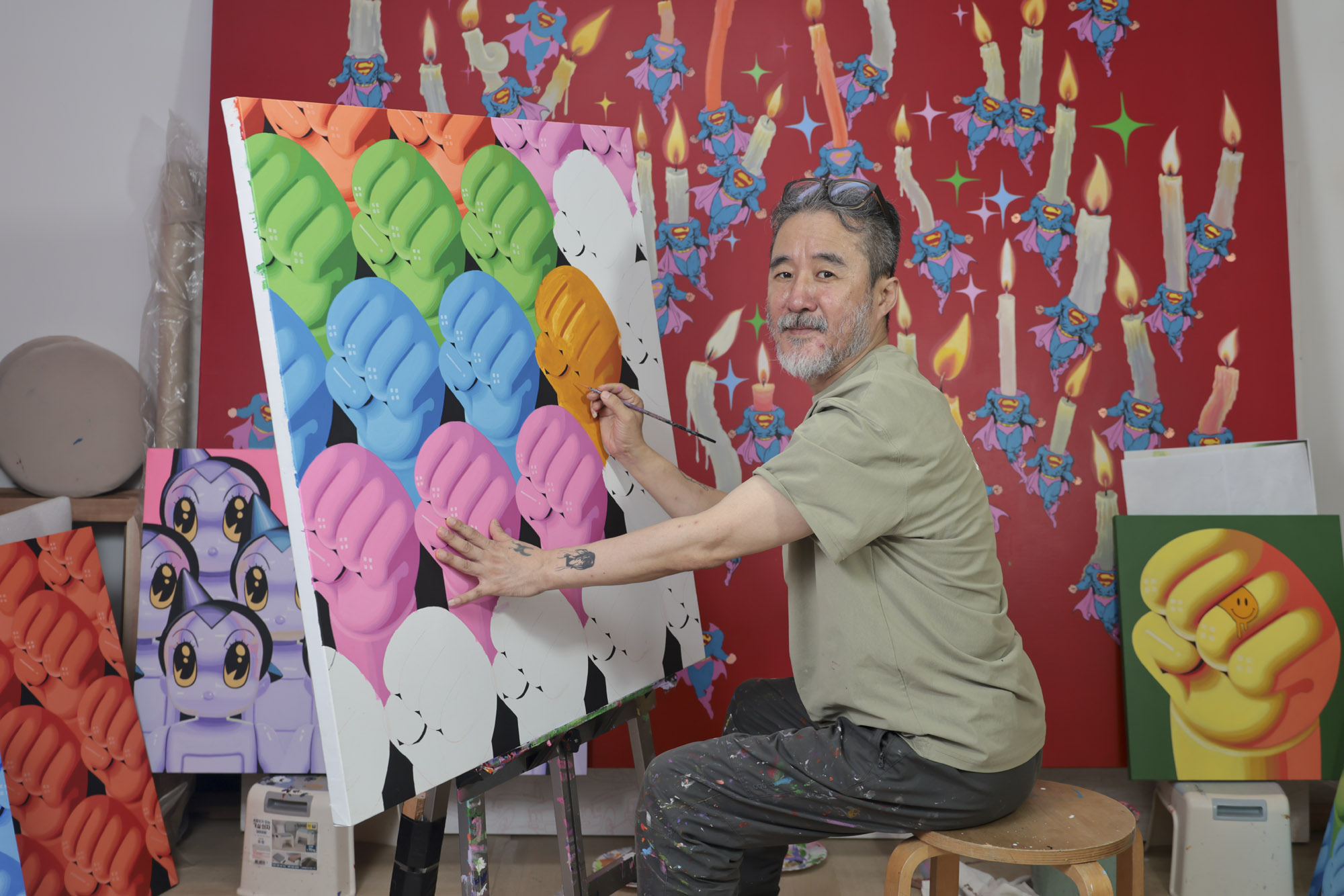 김인;김인작가;화가;아티스트;그림;한국미슬응원프로젝트;화가의방