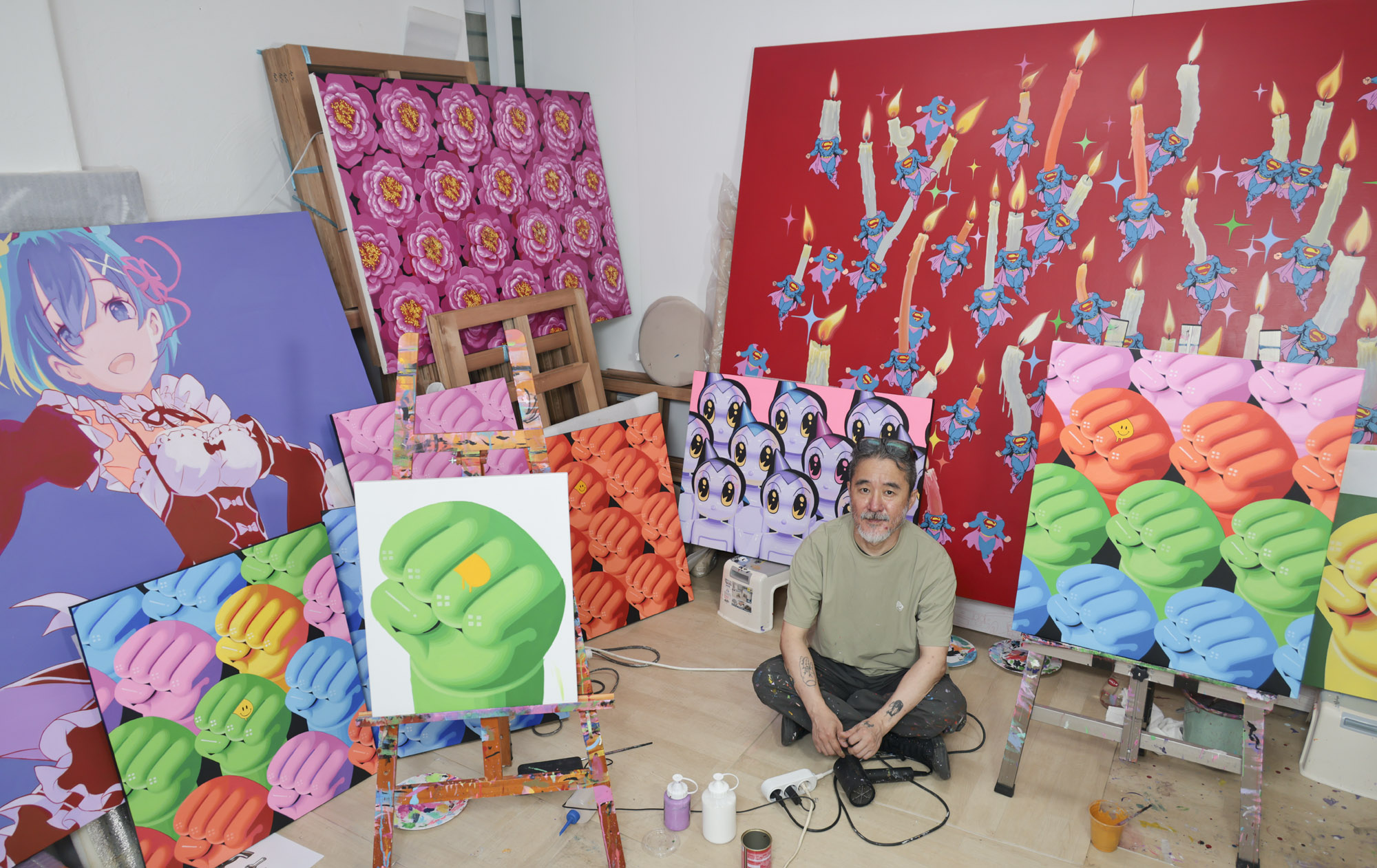 김인;김인작가;화가;아티스트;그림;한국미슬응원프로젝트;화가의방