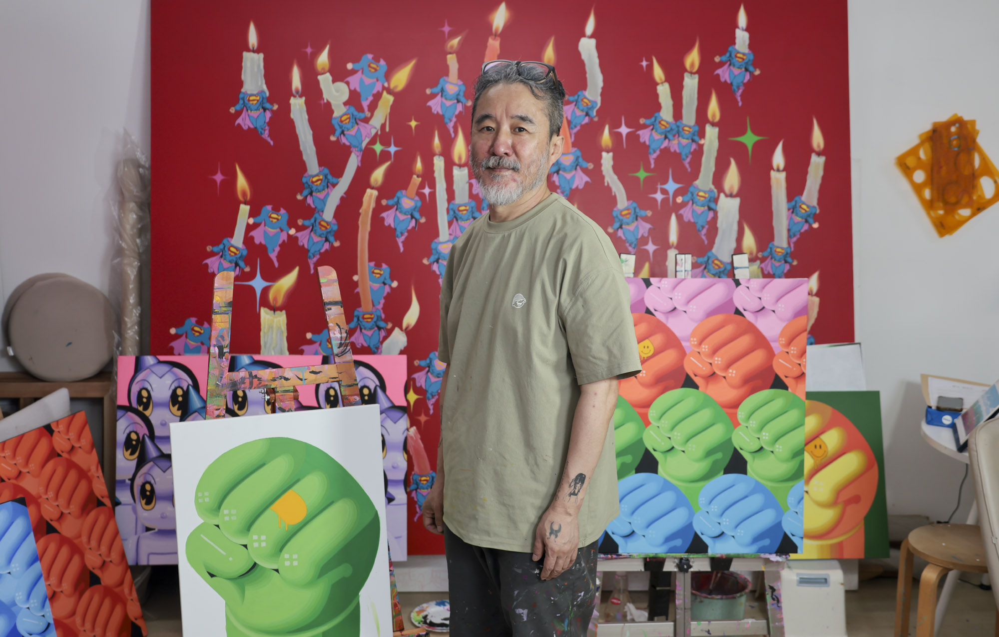 김인;김인작가;화가;아티스트;그림;한국미슬응원프로젝트;화가의방