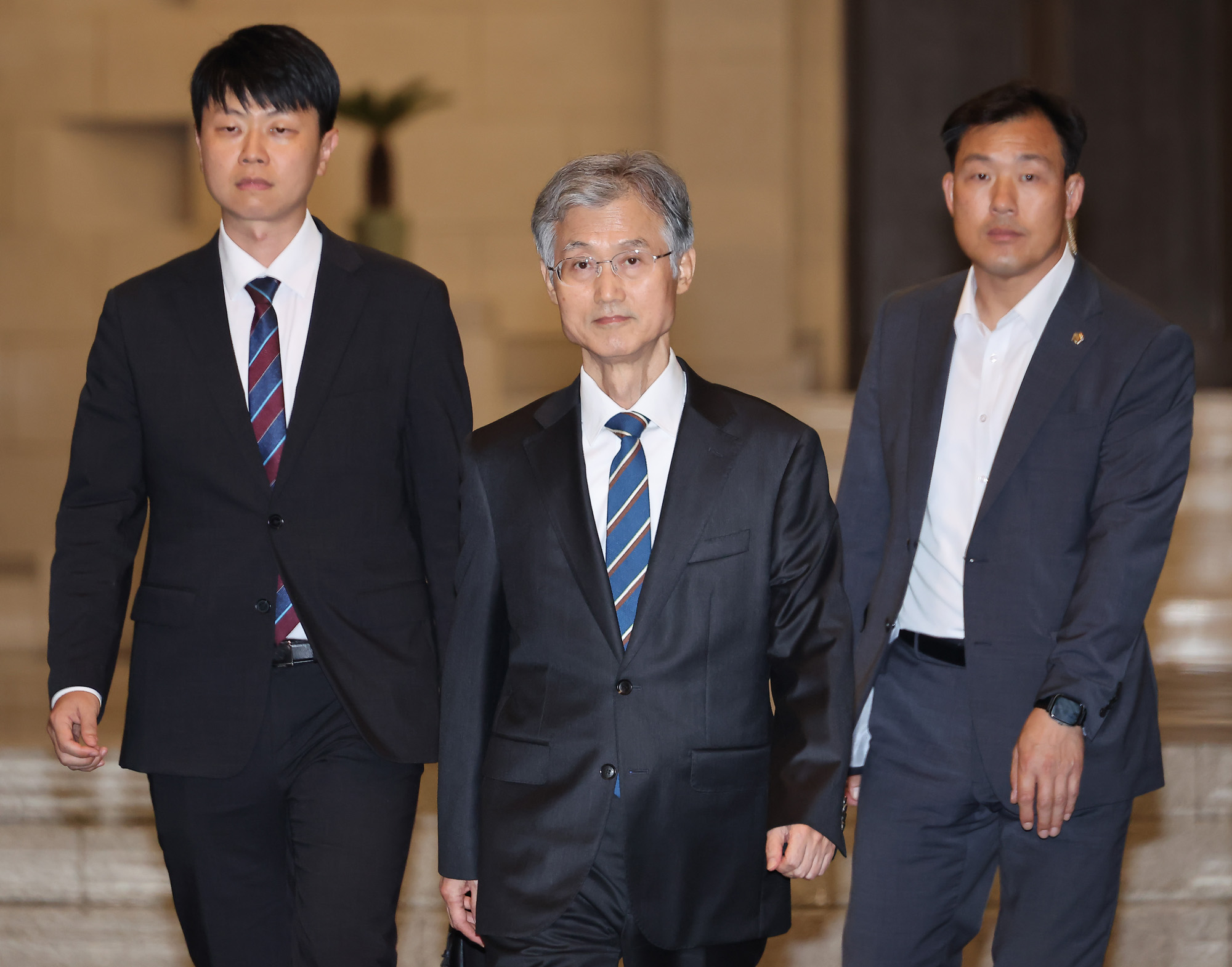 조희대 대법원장 대법원 청사 퇴근