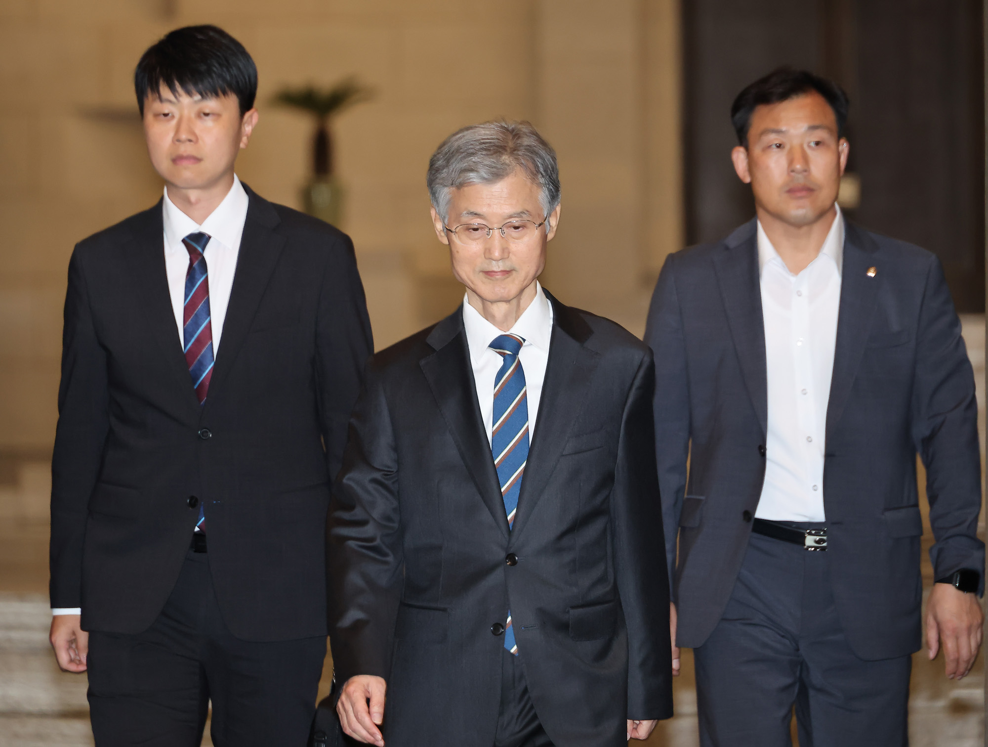 조희대 대법원장 대법원 청사 퇴근