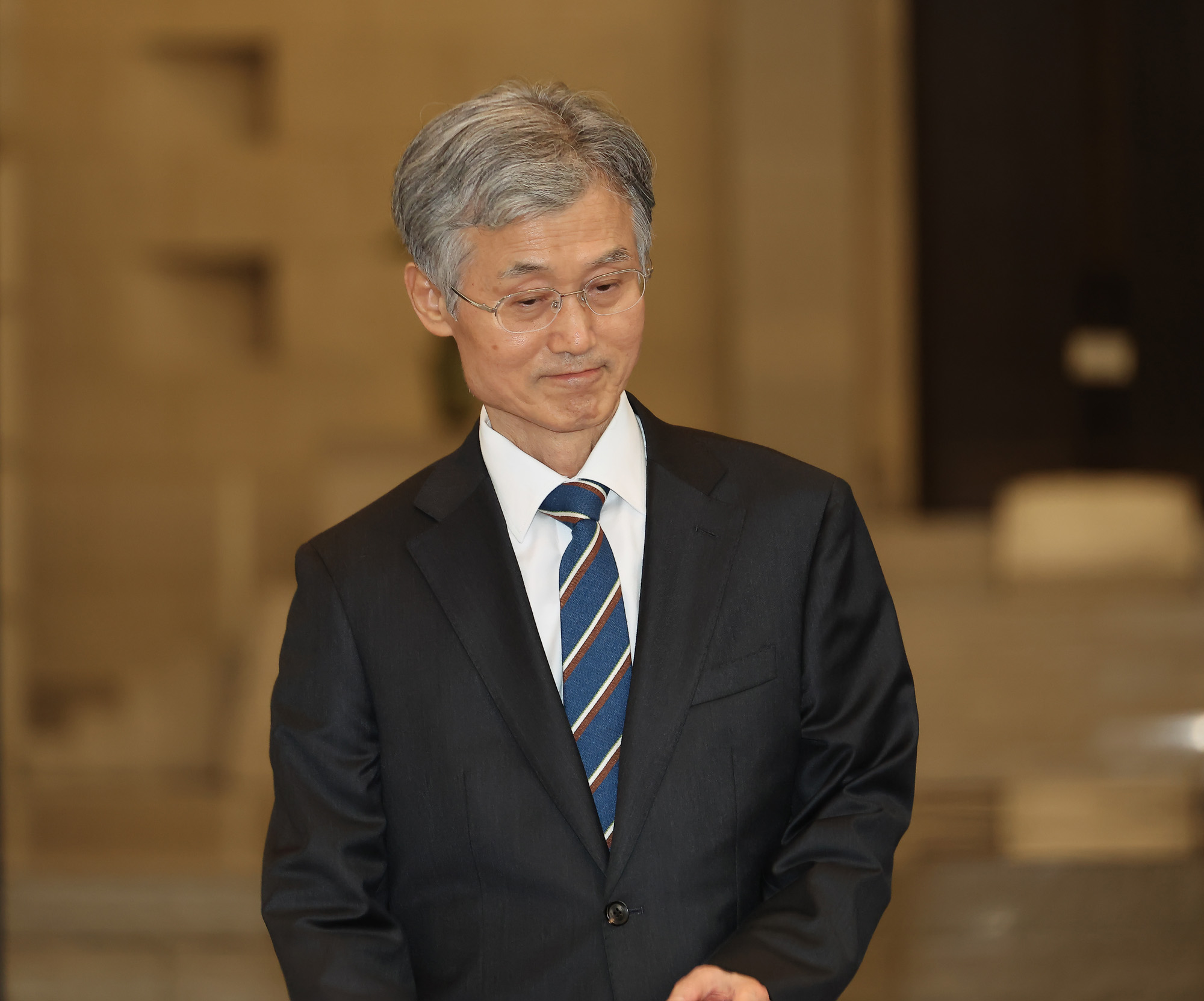 조희대 대법원장 대법원 청사 퇴근