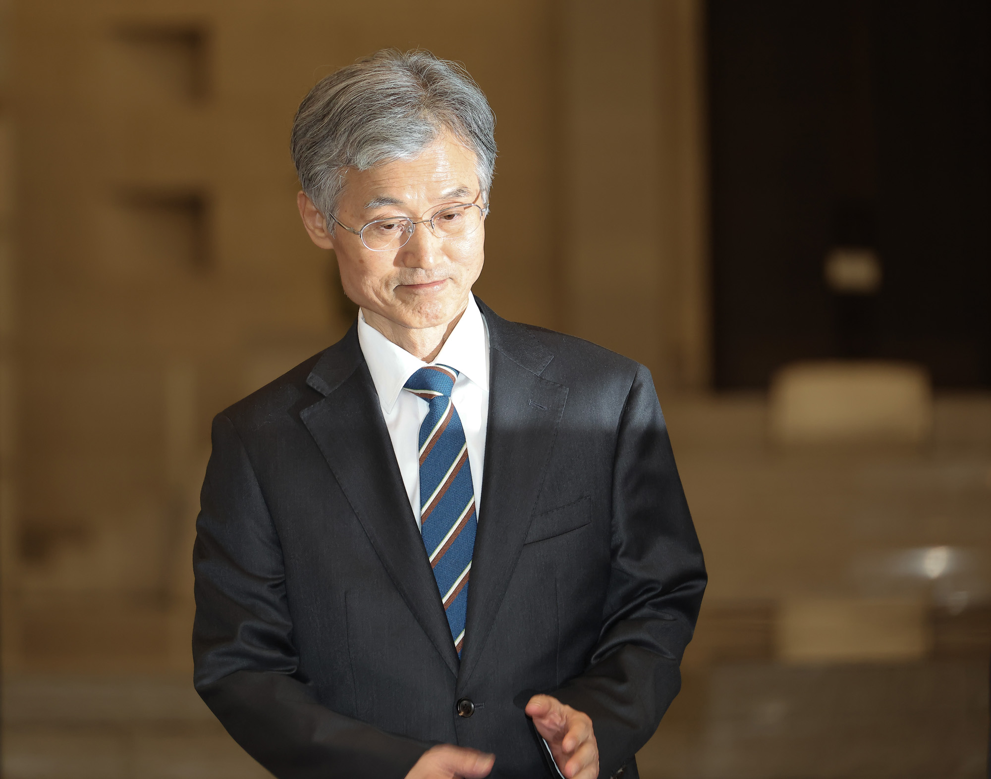 조희대 대법원장 대법원 청사 퇴근