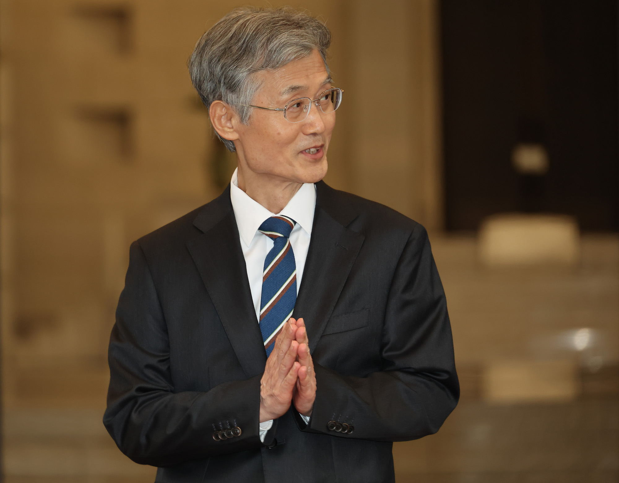 조희대 대법원장 대법원 청사 퇴근