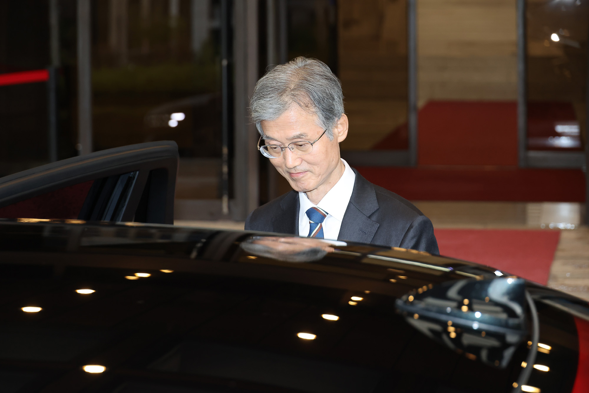 조희대 대법원장 대법원 청사 퇴근