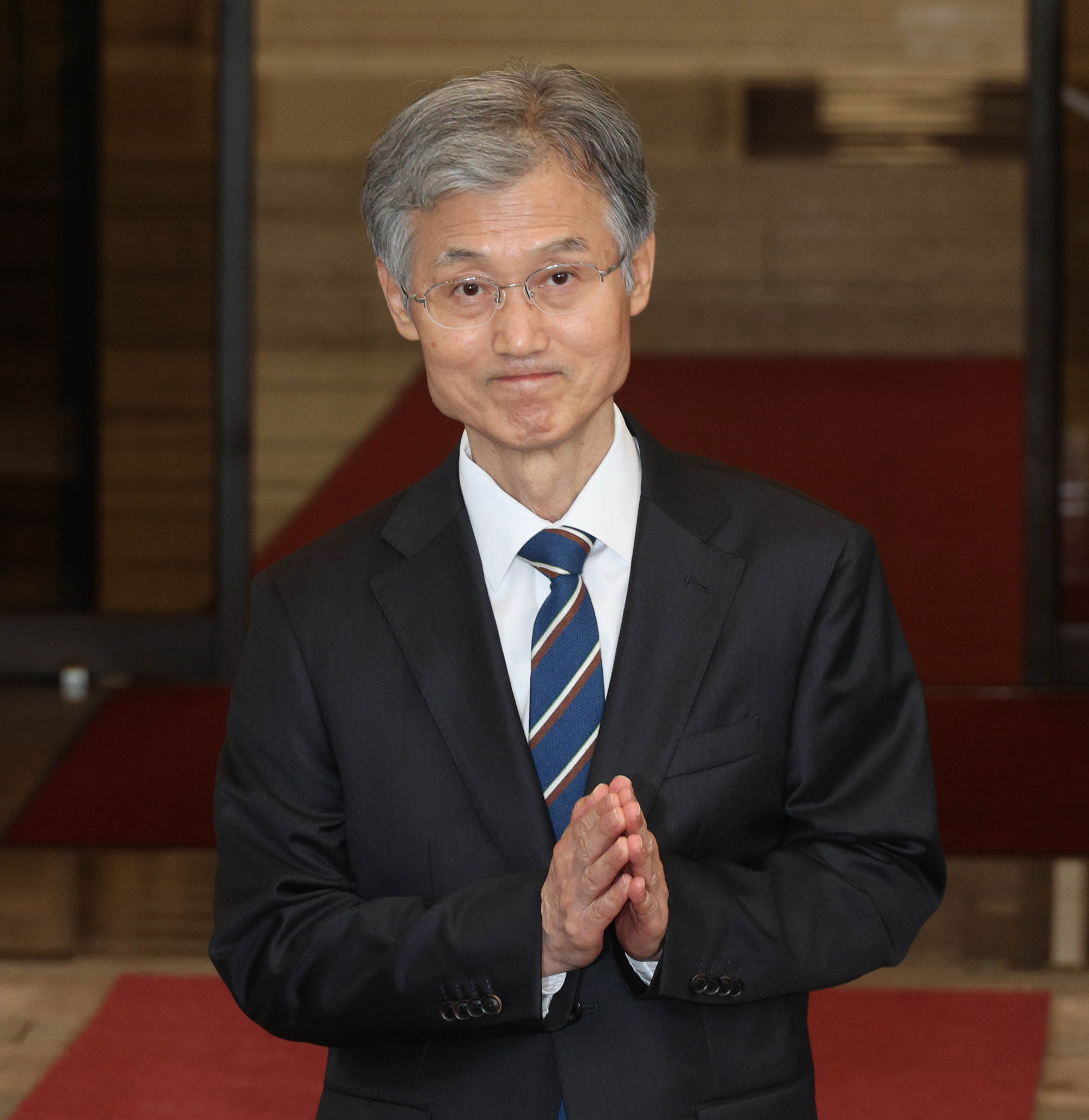 조희대 대법원장 대법원 청사 퇴근