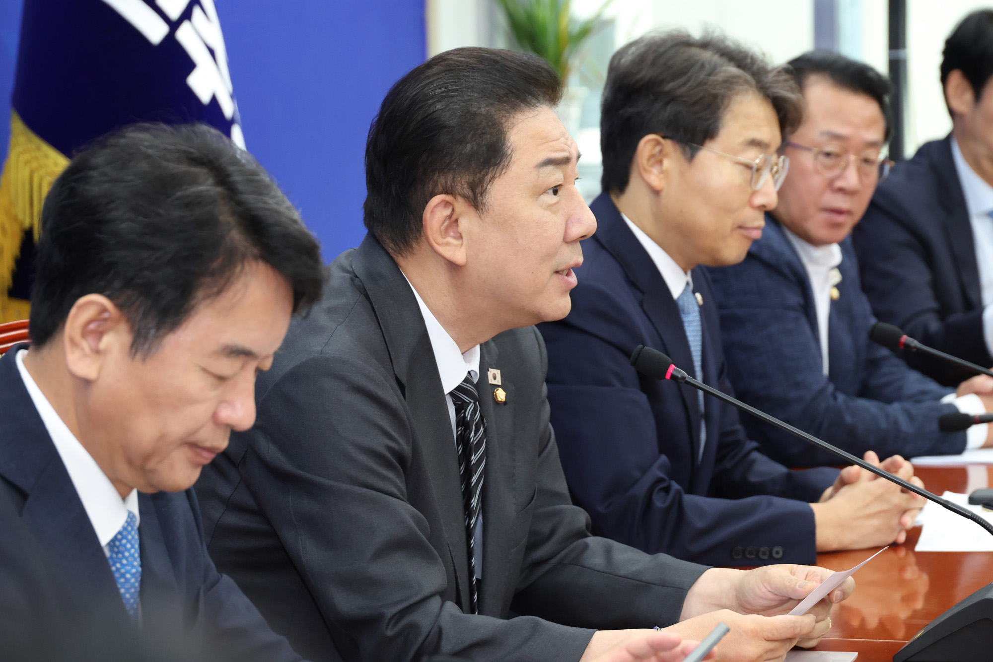 정치;국회;더불어민주당 정책조정회의;김병기