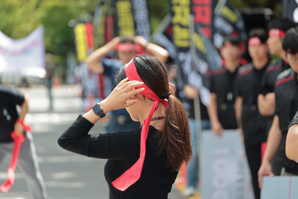 사회;집회;시위;금융감독원