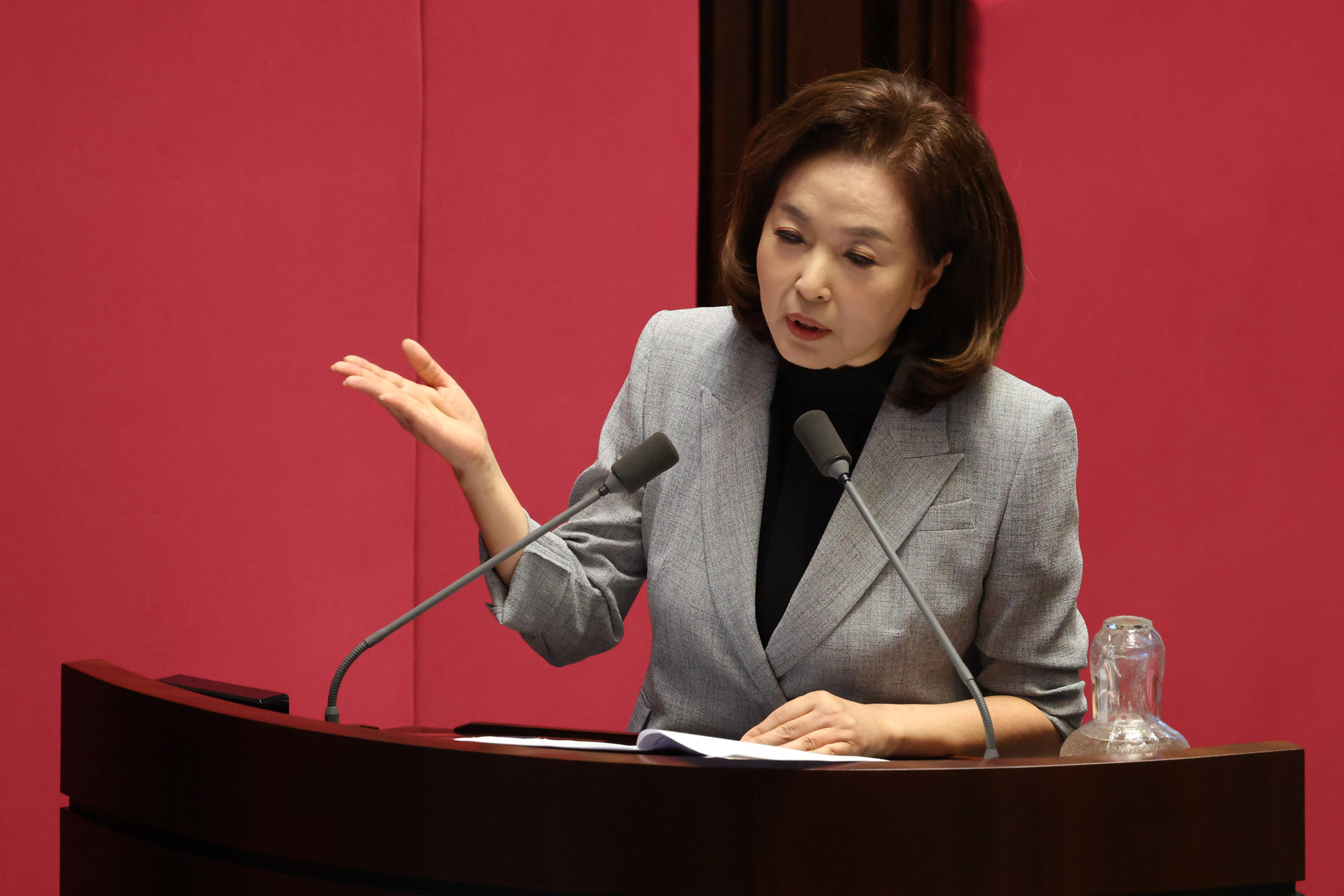 정치;국회;대정부질문;본회의;김민전