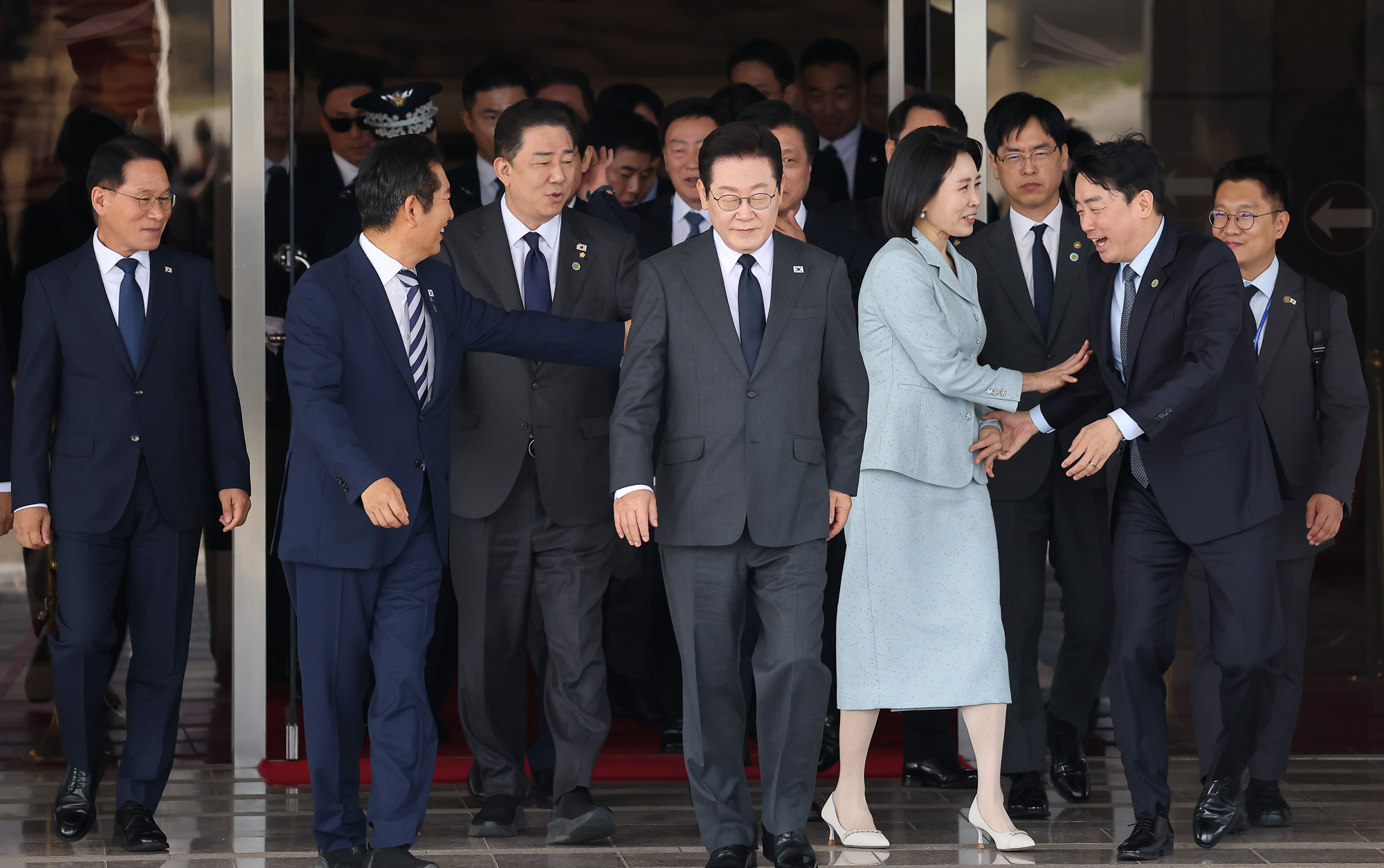 이재명;대통령;유엔총회;출국;이재명;김혜경;성남