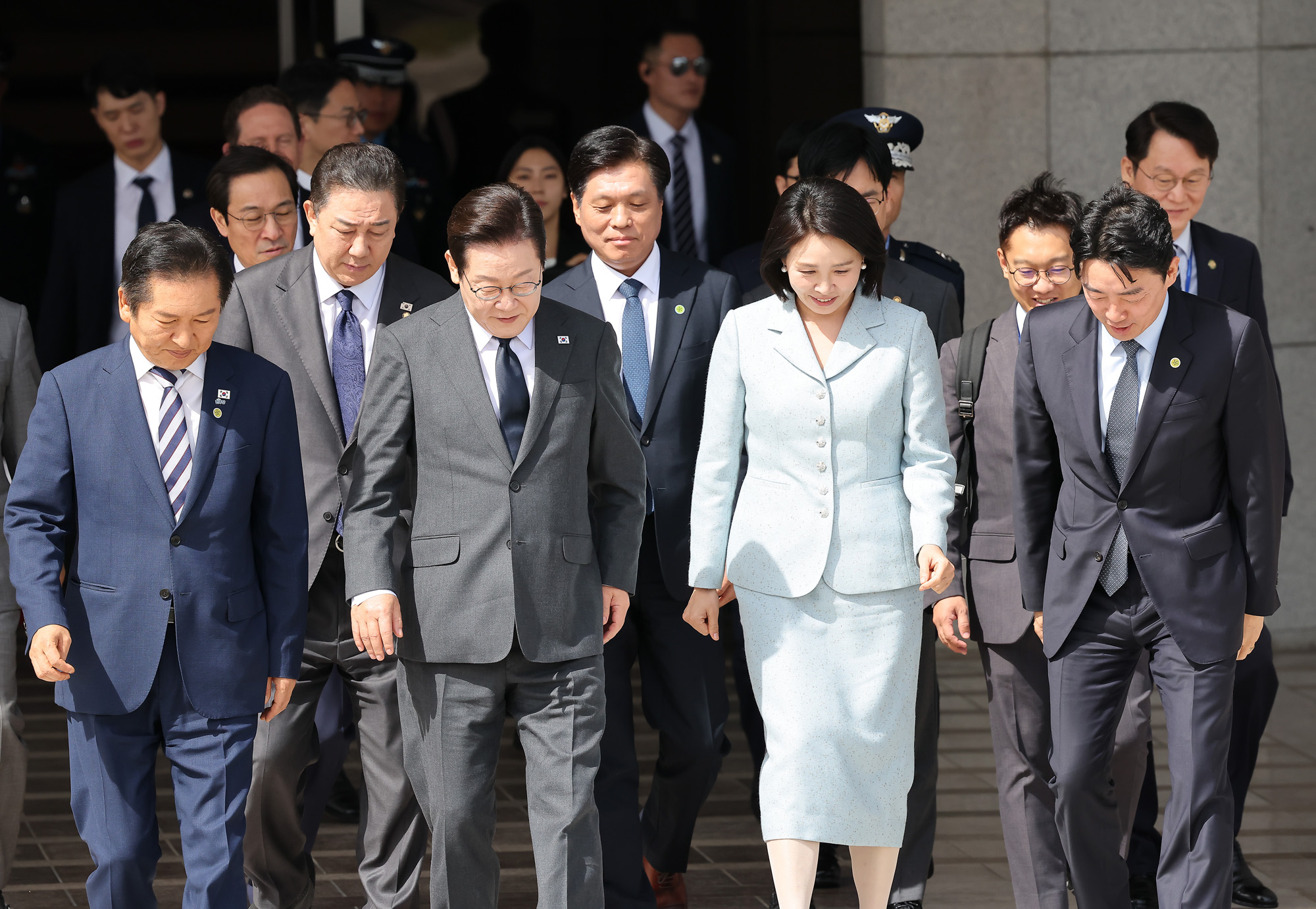 이재명;대통령;유엔총회;출국;이재명;김혜경;성남