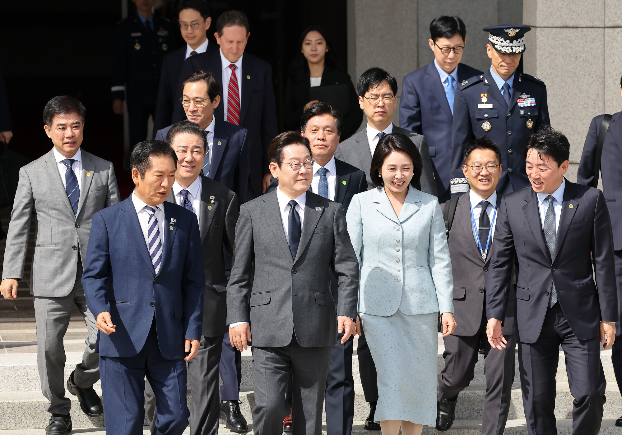 이재명;대통령;유엔총회;출국;이재명;김혜경;성남